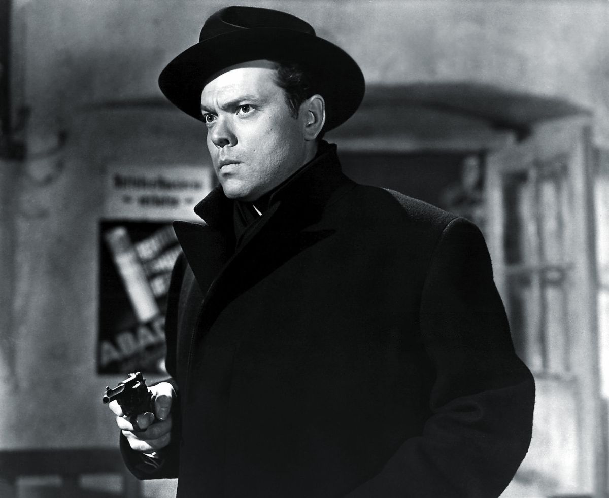 Орсон Уэллс в фильме «Третий человек», 1949 г. Орсон Уэллс в фильме «Третий человек»