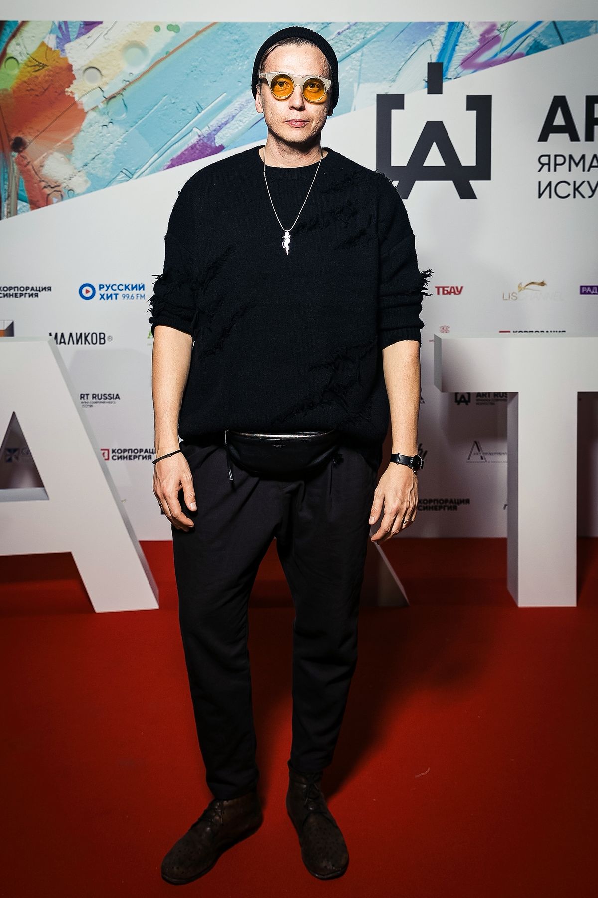 Глеб Солнцев на открытии ярмарки «Art Russia» 2022, 31 марта 2022 г.