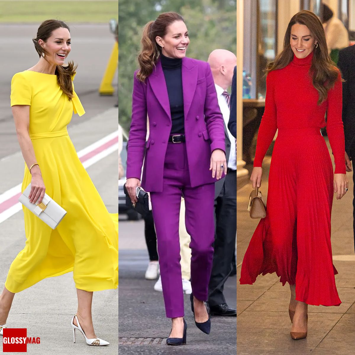 Герцогиня Кембриджская, Кейт Миддлтон любит яркие цвета: красный, желтый и пурпурный, фото 1 Кейт Миддлтон любит яркие цвета: красный, желтый и пурпурный, фото 1