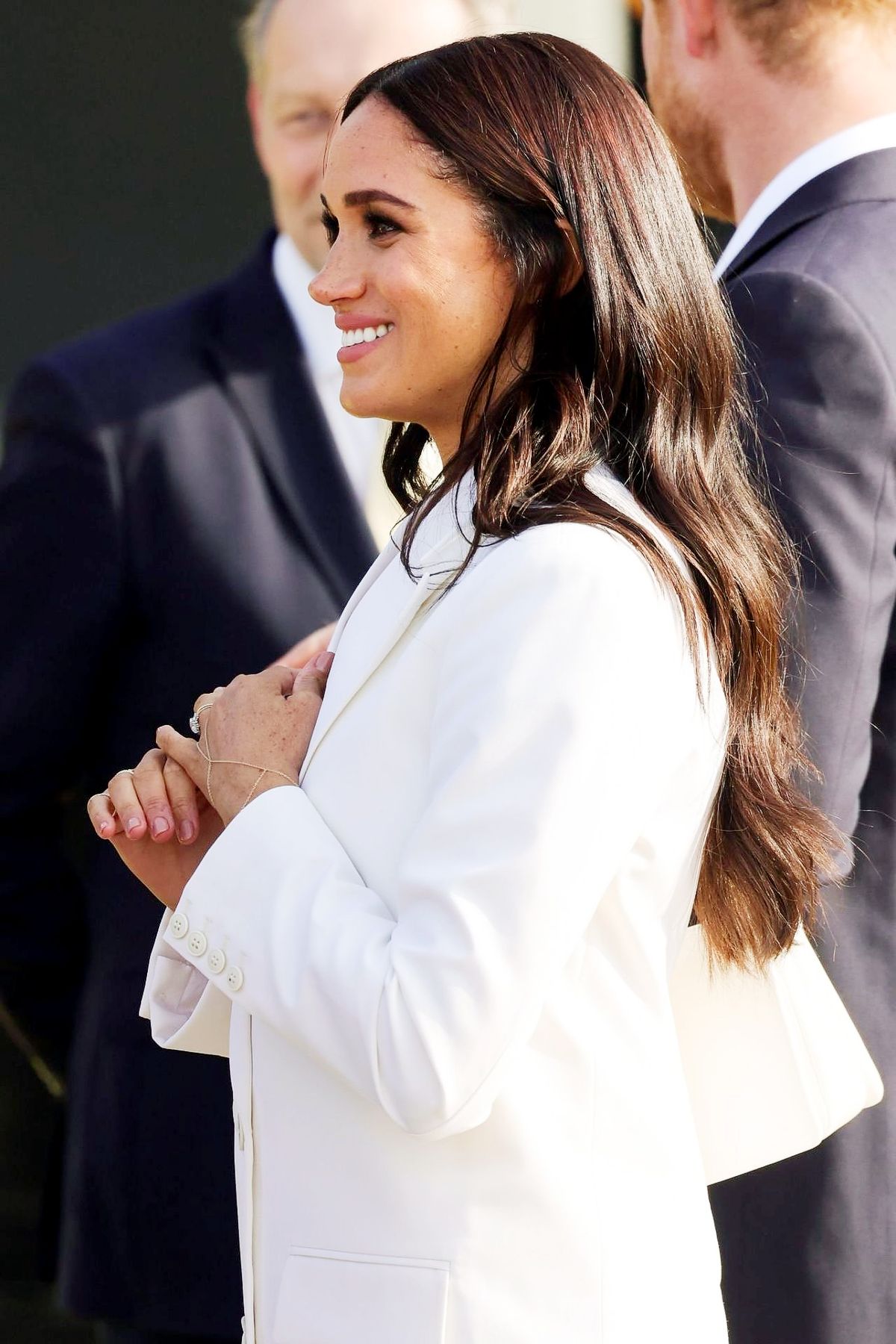 Меган Маркл, герцогиня Сассекская, на приеме в преддверии начала Игр Invictus Games 2020 в Гааге, 15 апреля 2022 г., фото 5