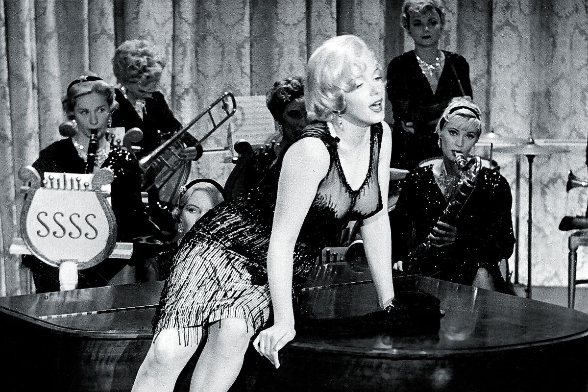 Мэрилин Монро в комедии «В джазе только девушки», 1959 г., фото 2