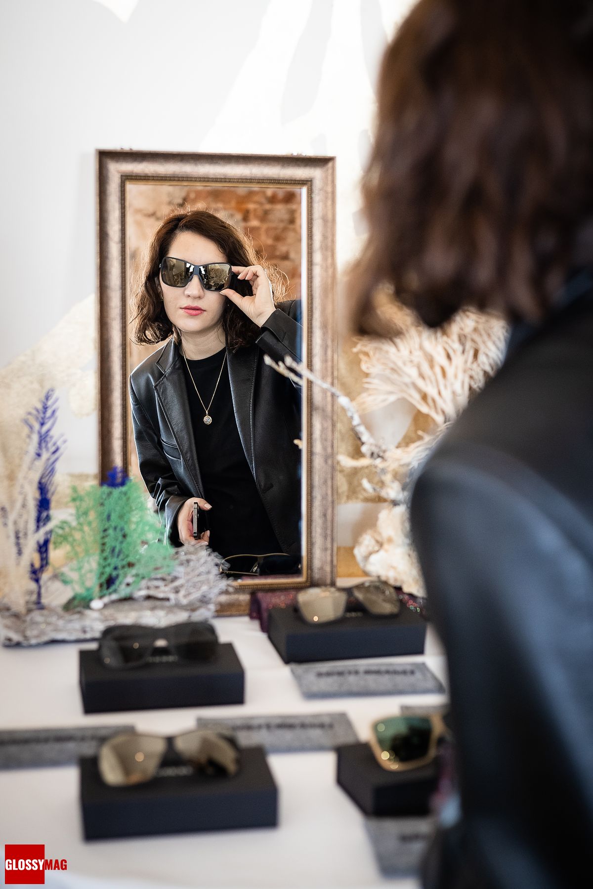 Мадонна Мур на презентации солнцезащитных очков Oxana Gresso x Subterranei в ресторане «Гвидон», 20 мая 2022 г.