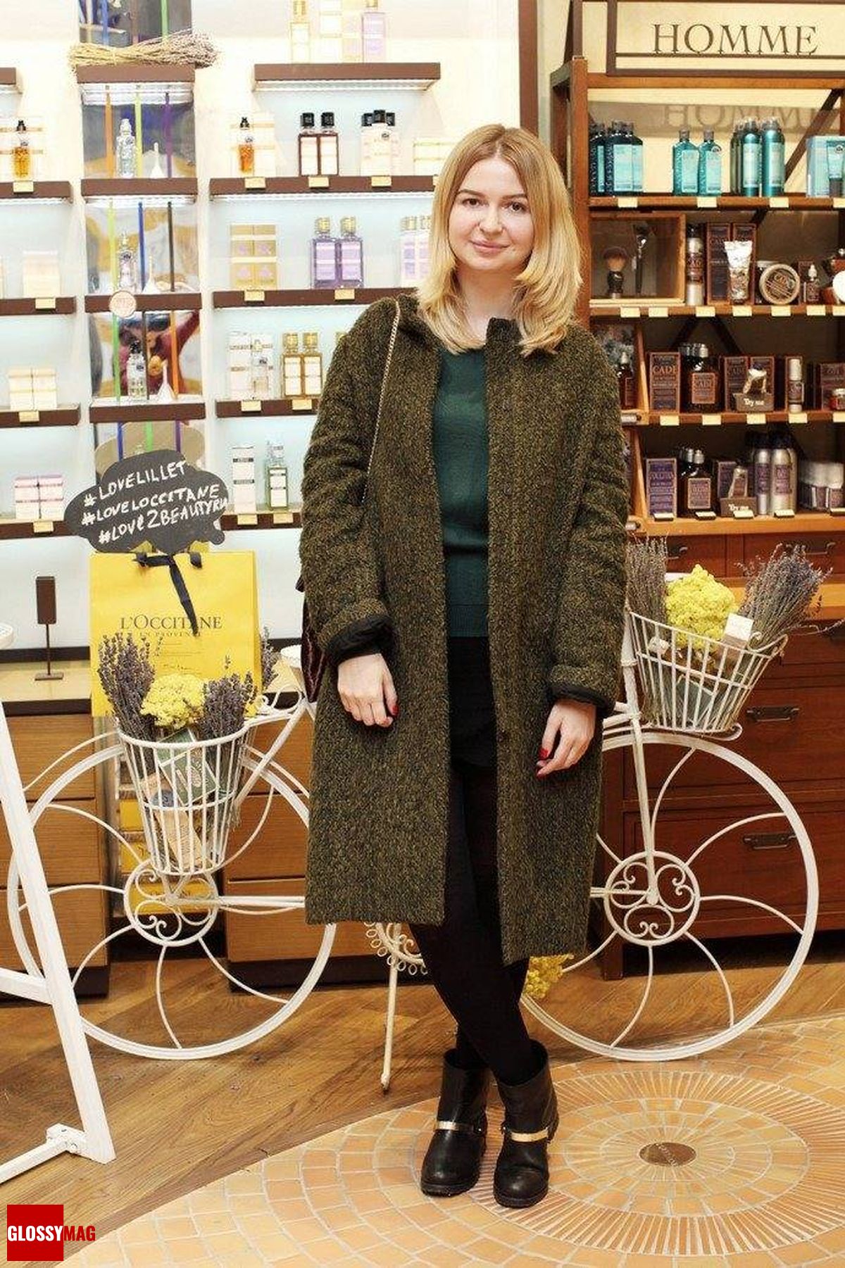 Алена Литковец в обновленном пространстве L’Occitane в ТРК Атриум