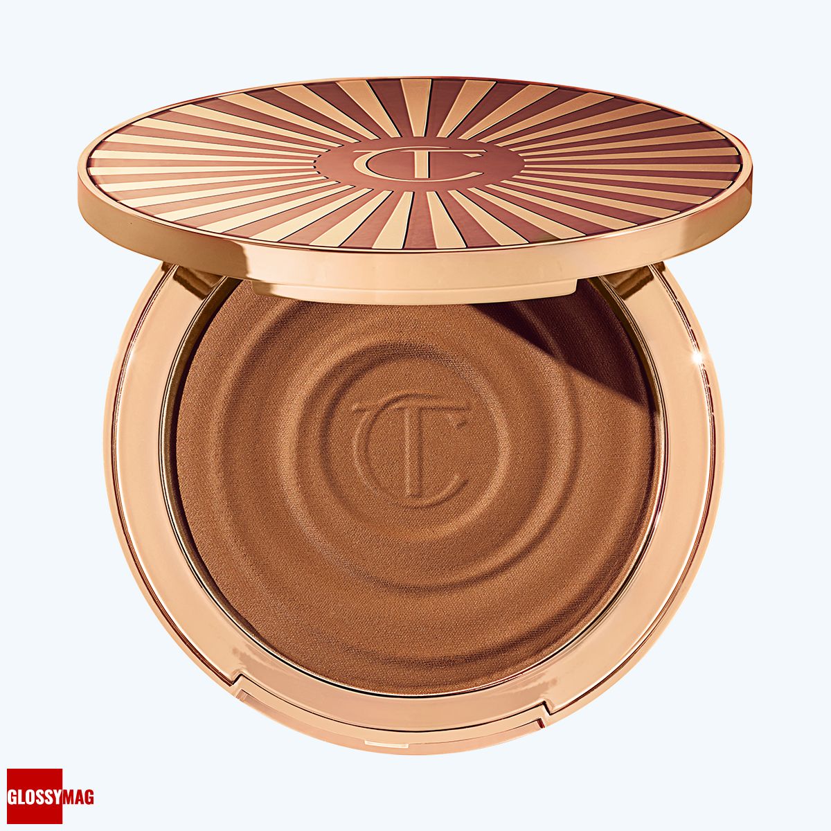 Charlotte Tilbury, бронзер для лица и тела Beautiful Skin Sun-Kissed Glow Bronzer, оттенок Medium, фото 1