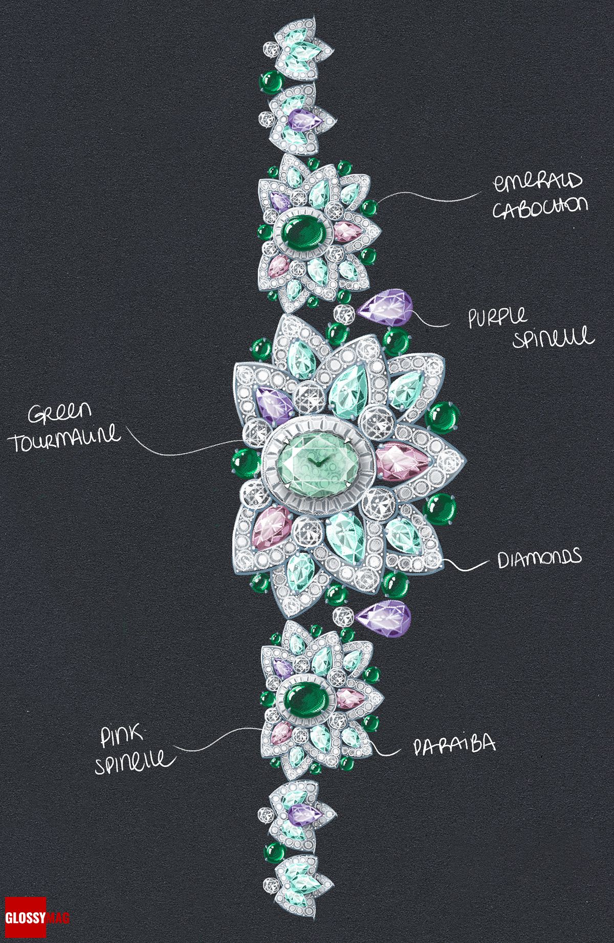 Часы Blooming Beauty Bvlgari, фото 2
