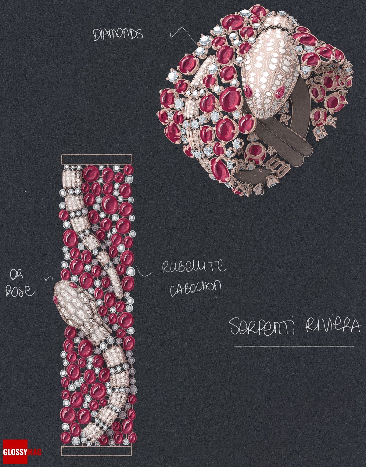 Часы Serpenti Misteriosi Riviera Bvlgari, фото 2