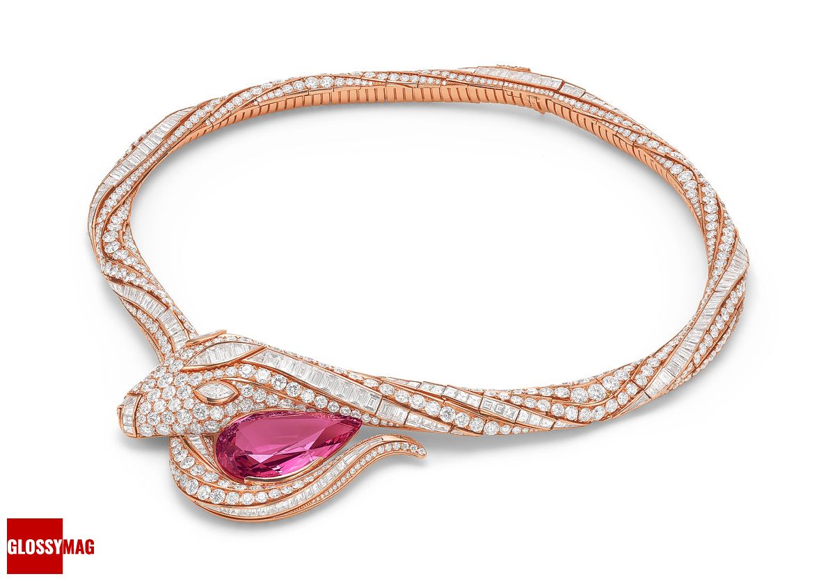 Колье Serpenti Spinel Embrace из коллекции Bvlgari Eden The Garden of Wonders, фото 1