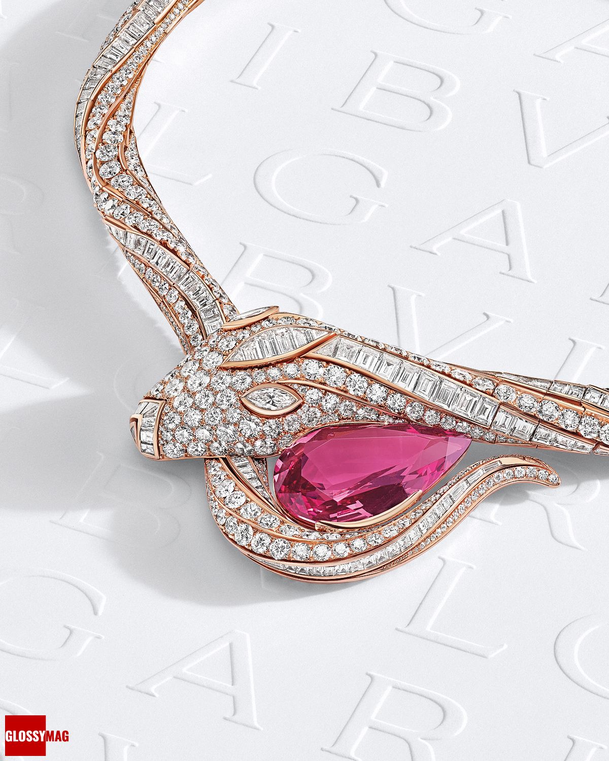 Колье Serpenti Spinel Embrace из коллекции Bvlgari Eden The Garden of Wonders, фото 2