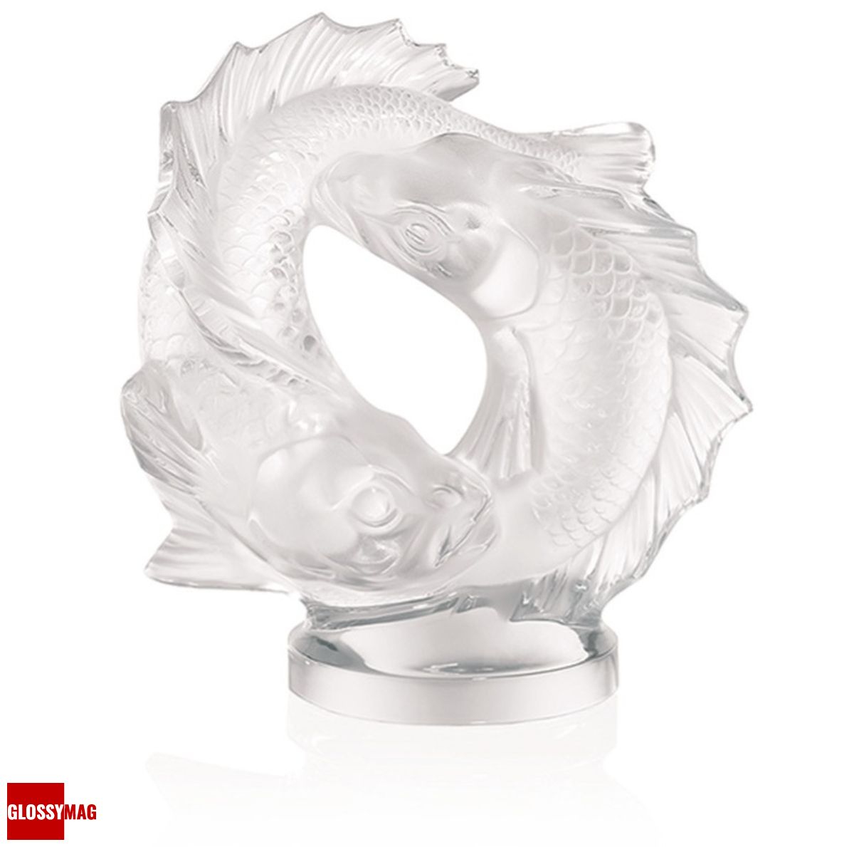 Lalique Double Fish Lalique, скульптура Double Fish