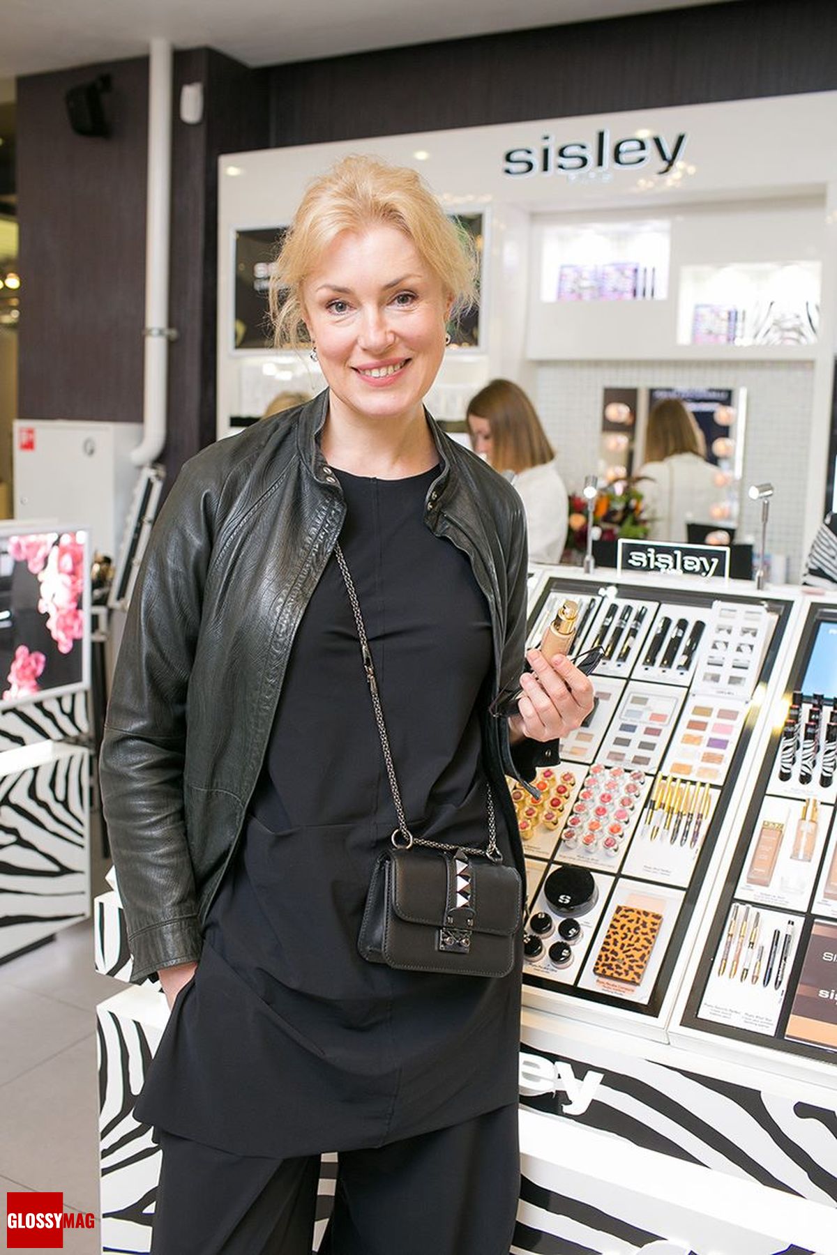 Мария Шукшина в корнере Sisley Paris на закрытом мероприятии Beauty CHOICE в Rivoli Perfumery в ТГ Модный сезон, 28 июня 2017 г.