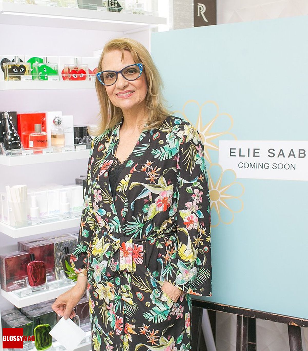 Светлана Тома в корнере Elie Saab на закрытом мероприятии Beauty CHOICE в Rivoli Perfumery в ТГ Модный сезон, 28 июня 2017 г.