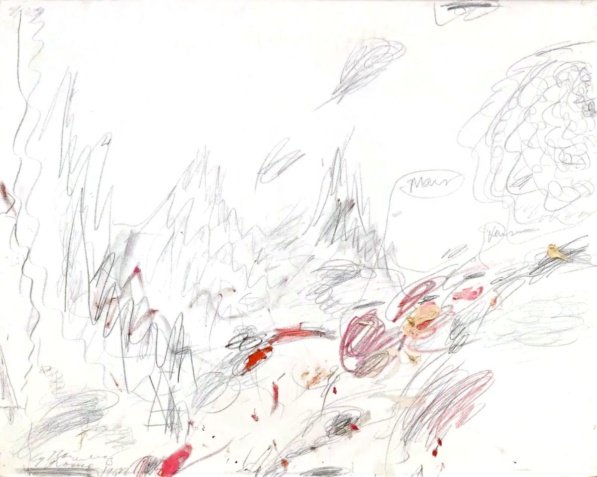 Untitled. Сай Твомбли, 1962 г.