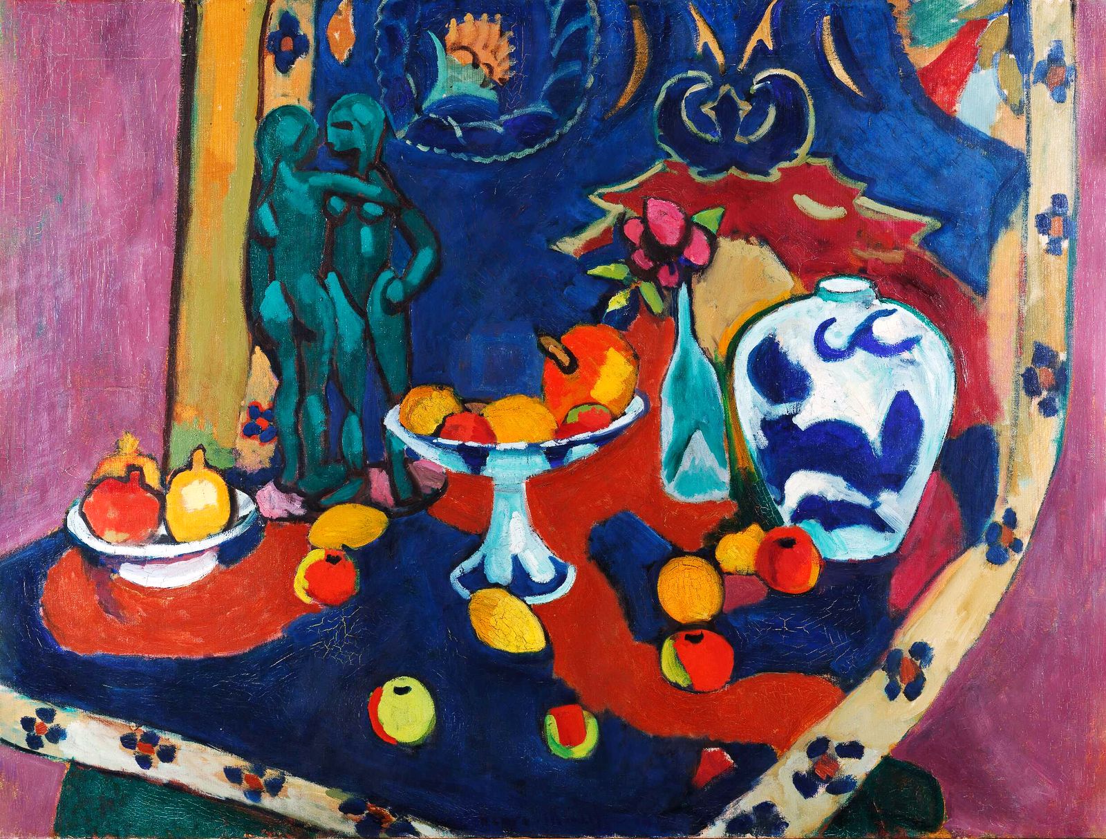 Анри Матисс. «Фрукты и бронза» Анри Матисс. «Фрукты и бронза», 1910 г.