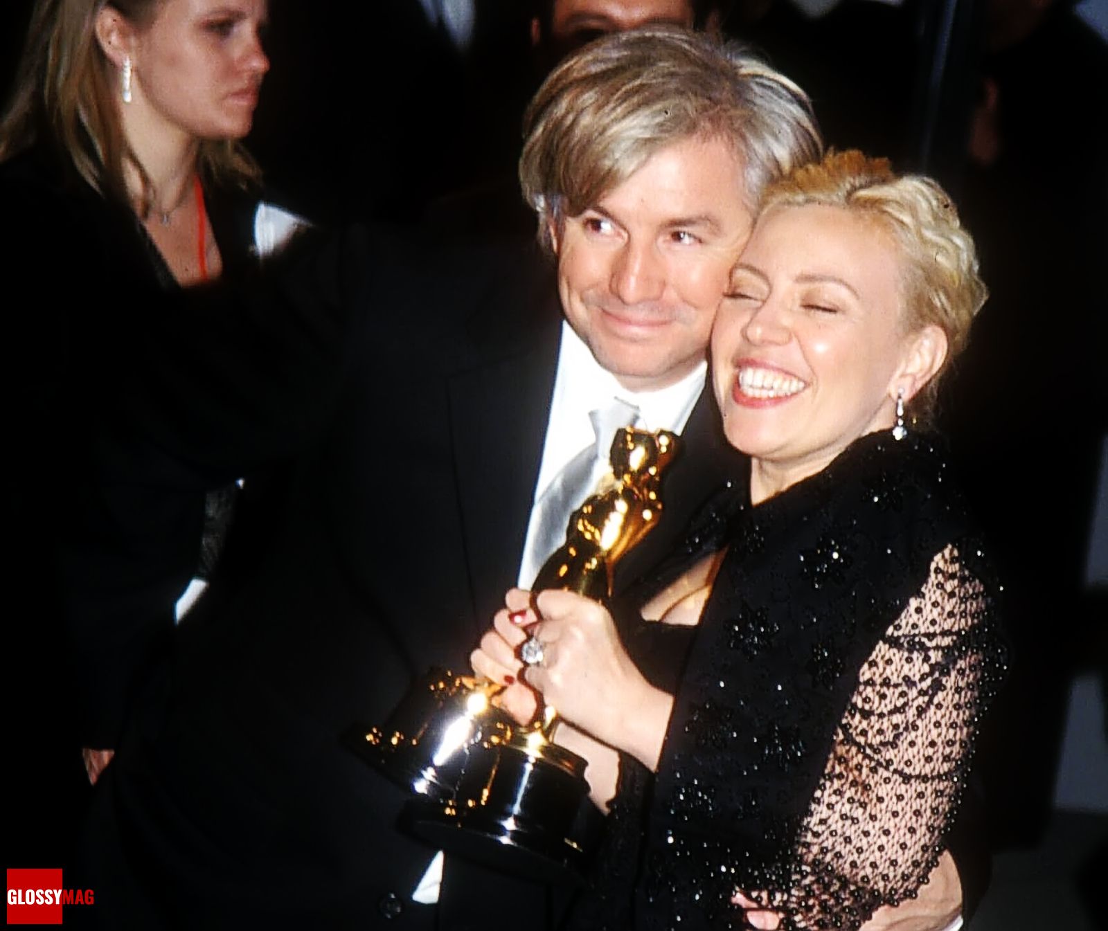 Баз Лурманн и Кэтрин Мартин на вечеринке Vanity Fair Oscar Party в Беверли-Хиллз, 24 марта 2002 г.