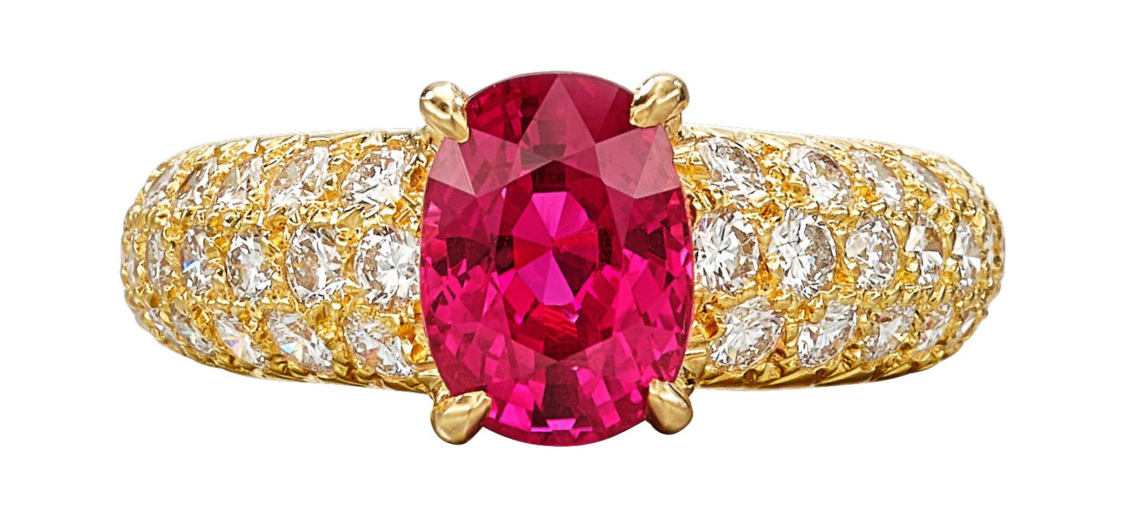 Van Cleef & Arpels, кольцо с овальным рубином Van Cleef & Arpels, кольцо с овальным рубином весом 2,07