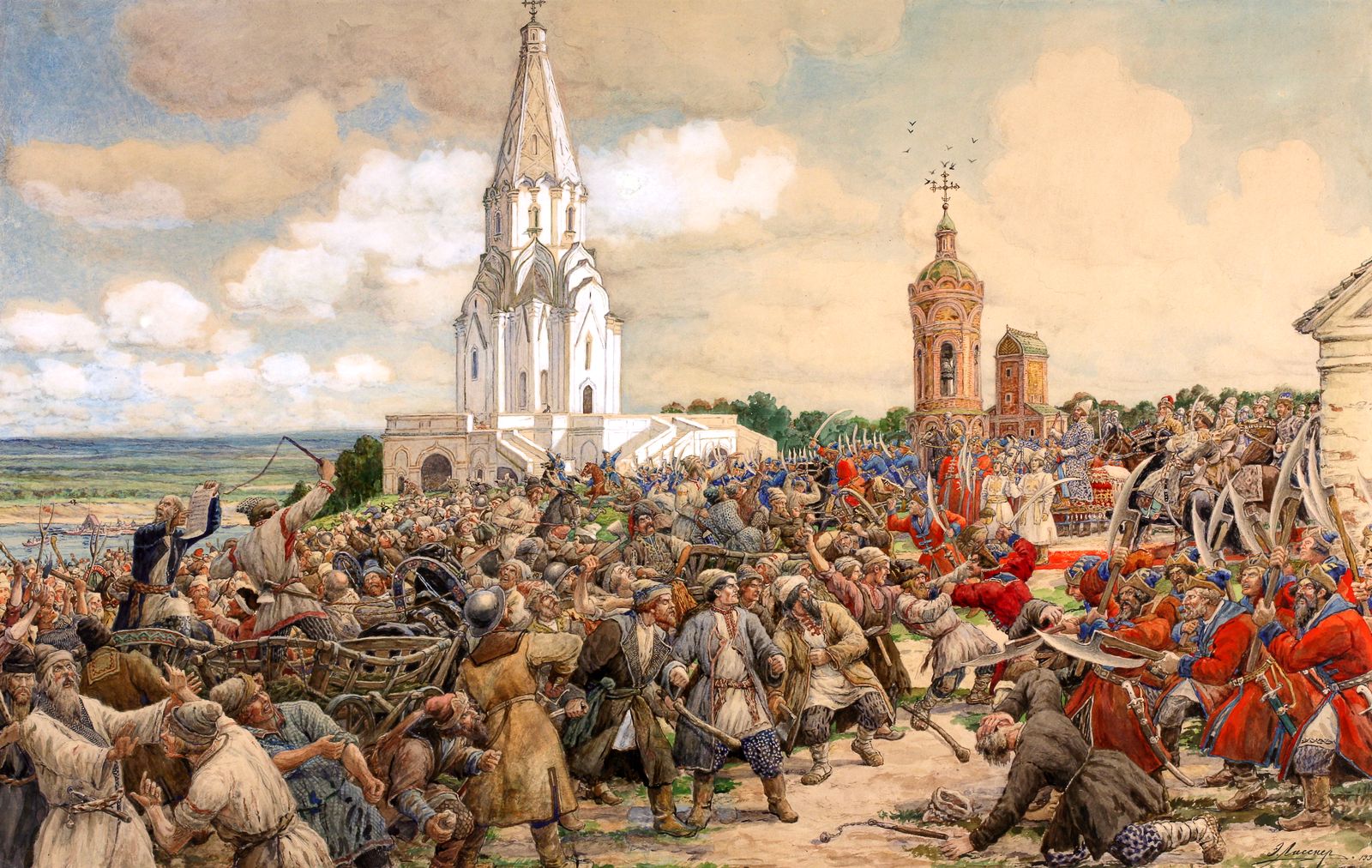 Эрнест Лисснер. «Медный бунт в Коломенском»