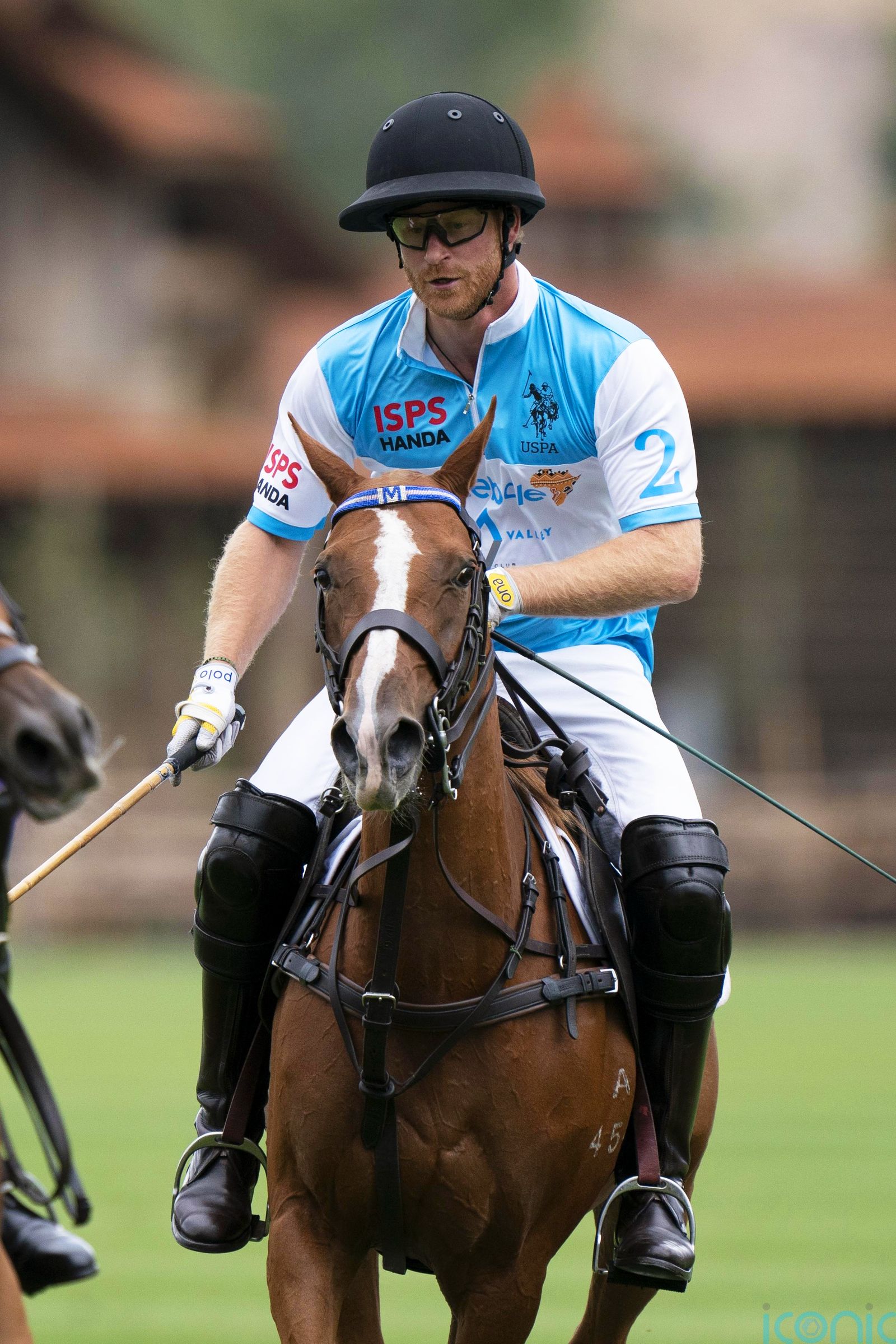 Принц Гарри, герцог Сассекский, играет в поло во время турнира Sentebale ISPS Handa Polo Cup 2022, фото 1 Принц Гарри, герцог Сассекский, играет в поло во время турнира Sentebale ISPS Handa Polo Cup 2022 в Аспене, 25 августа 2022 г., фото 1