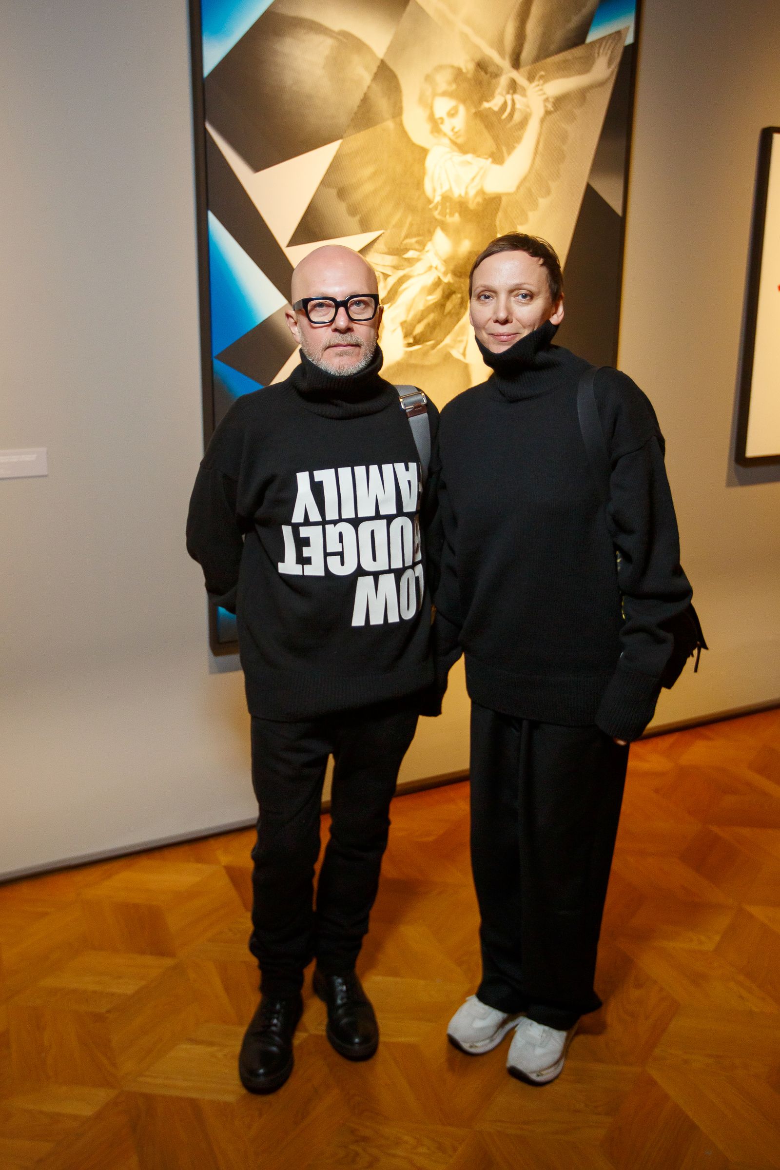 Азамат Цебоев и Наталья Спирина на открытии выставки «Re:Renaissance. Егор Остров» в РОСИЗО в РОСИЗО Азамат Цебоев и Наталья Спирина на открытии выставки «Re:Renaissance. Егор Остров»