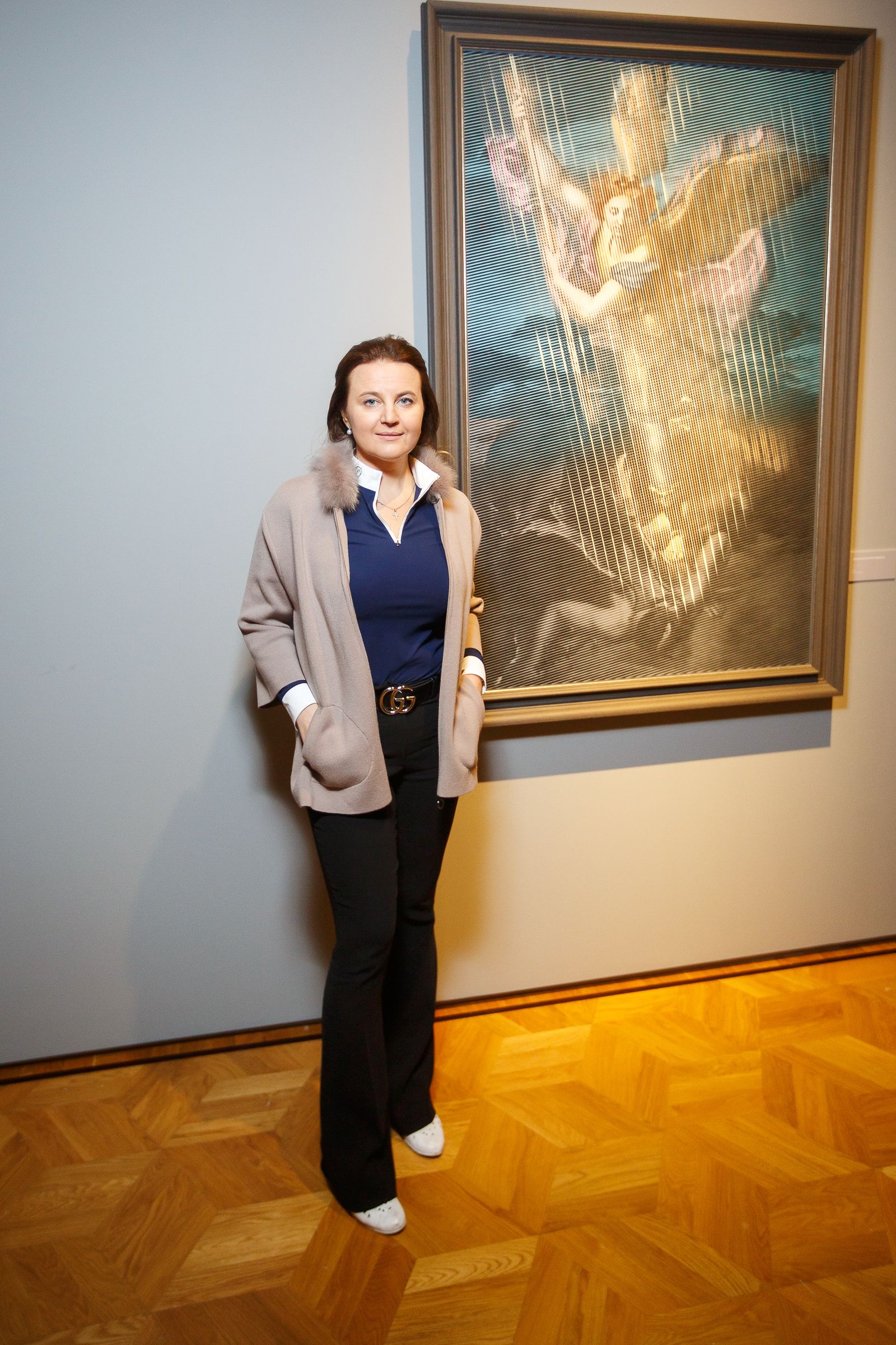 Елена Подобреевская на открытии выставки «Re:Renaissance. Егор Остров» в РОСИЗО Елена Подобреевская на открытии выставки «Re:Renaissance. Егор Остров»