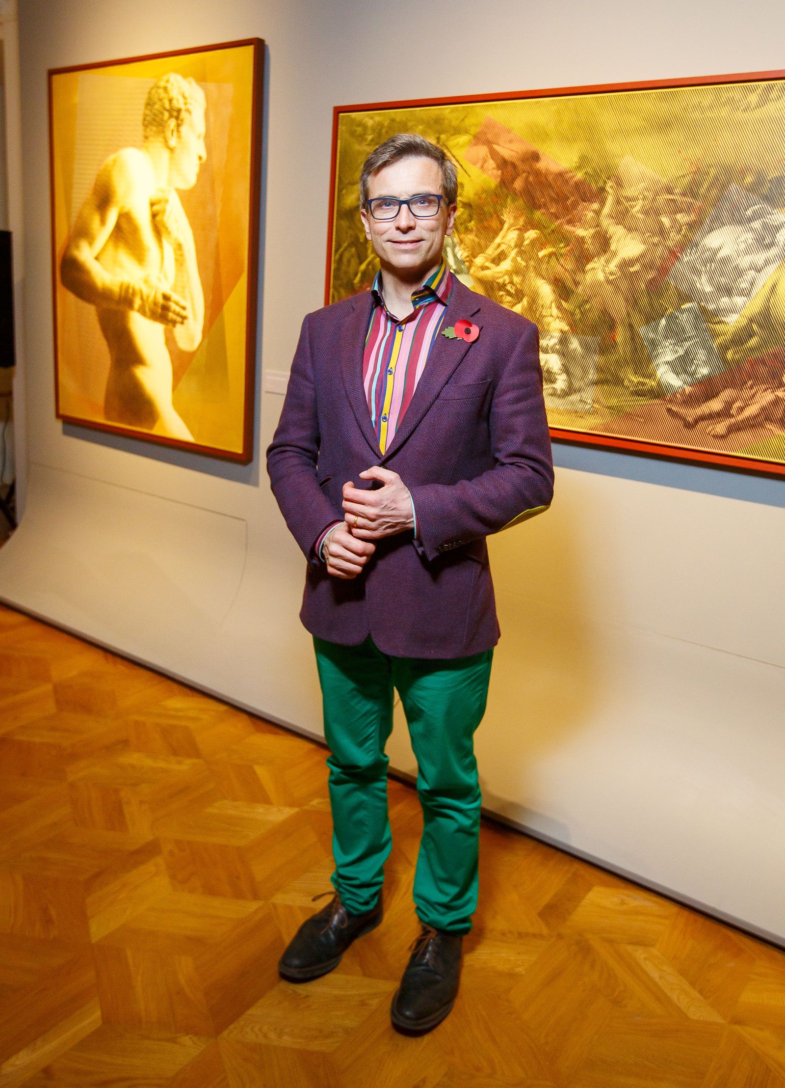 Майкл Гибсон на открытии выставки «Re:Renaissance. Егор Остров» в РОСИЗО Майкл Гибсон на открытии выставки «Re:Renaissance. Егор Остров»