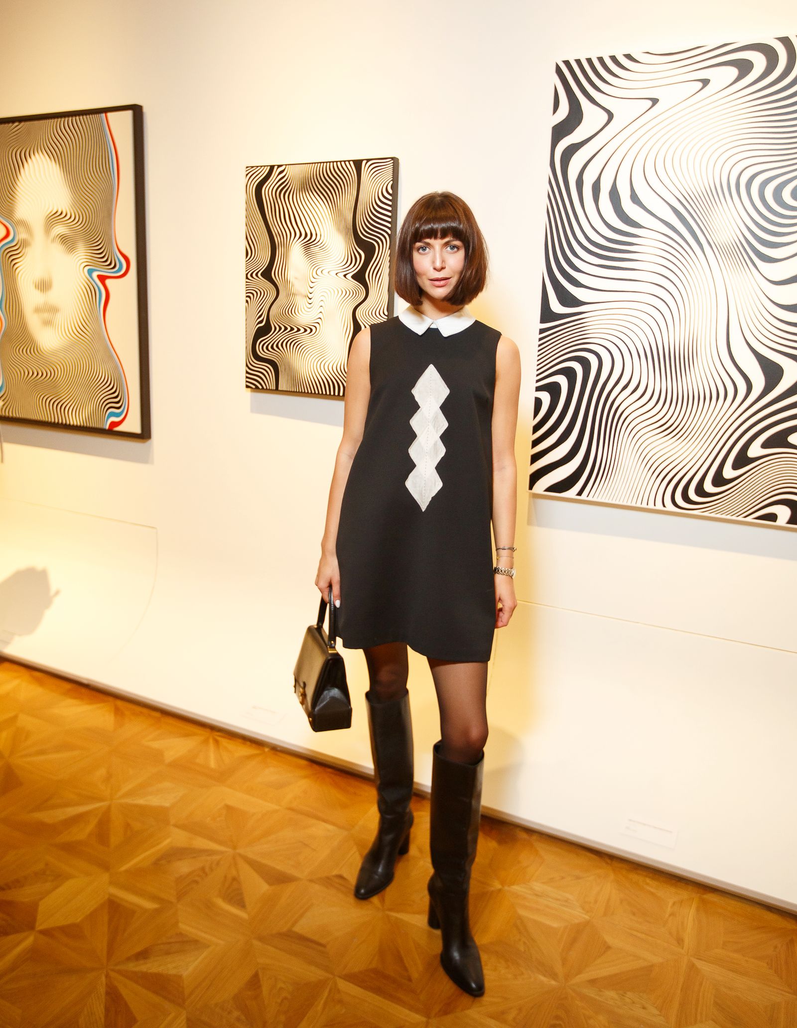 Настя Цодикова на открытии выставки «Re:Renaissance. Егор Остров» в РОСИЗО Настя Цодикова на открытии выставки «Re:Renaissance. Егор Остров»