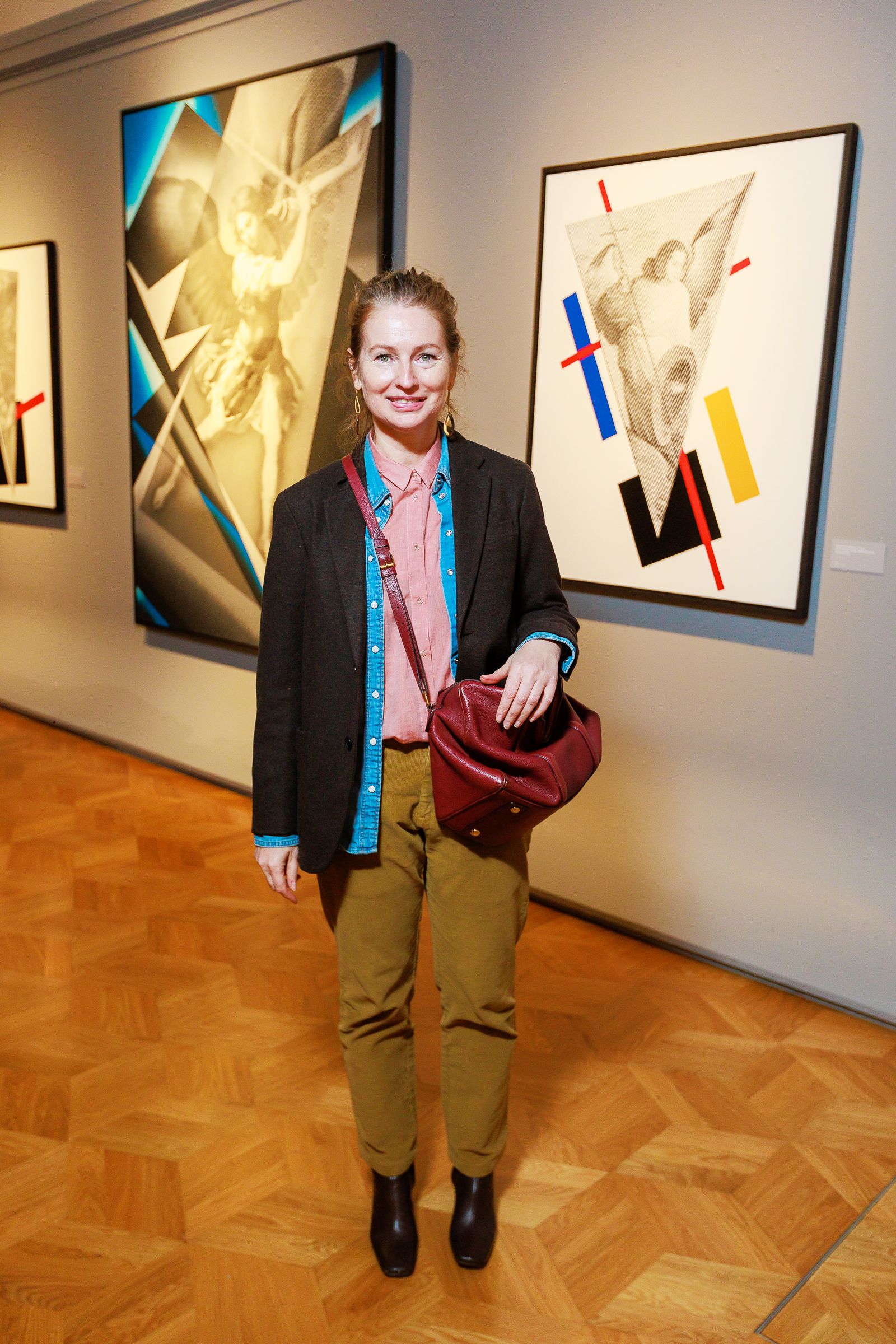 Нина Гомиашвили на открытии выставки «Re:Renaissance. Егор Остров» в РОСИЗО Нина Гомиашвили на открытии выставки «Re:Renaissance. Егор Остров»