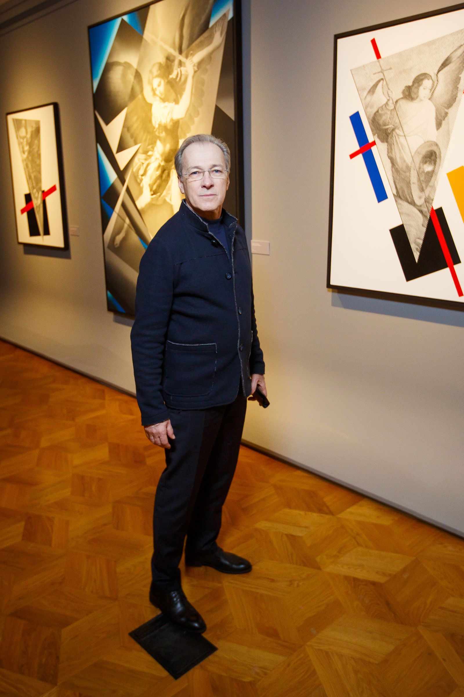 Владислав Флярковский на открытии выставки «Re:Renaissance. Егор Остров» в РОСИЗО Владислав Флярковский на открытии выставки «Re:Renaissance. Егор Остров»