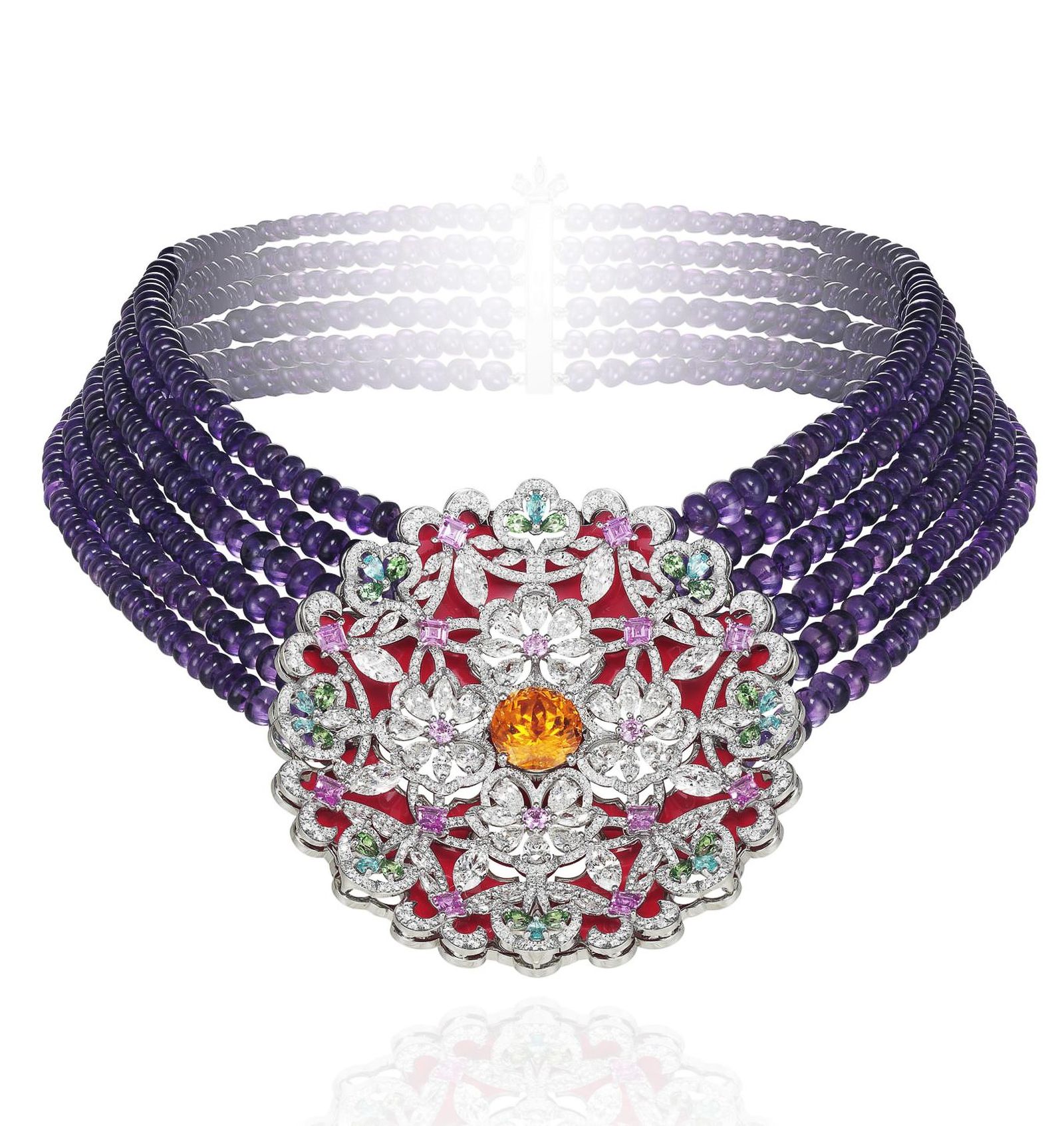 Колье «Silk Road» из коллекции Высокого ювелирного искусства Chopard