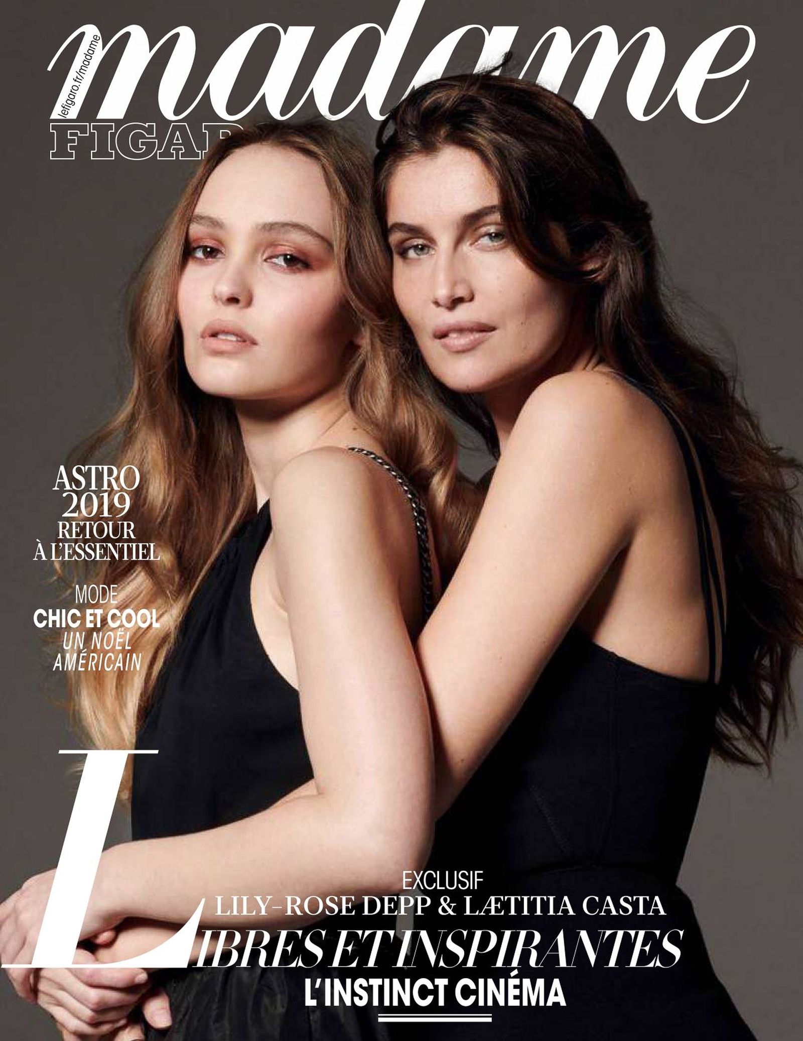 Лили-Роуз Депп и Летиция Каста на обложке журнала Madame Figaro Лили-Роуз Депп и Летиция Каста на обложке журнала Madame Figaro, 2018 г.