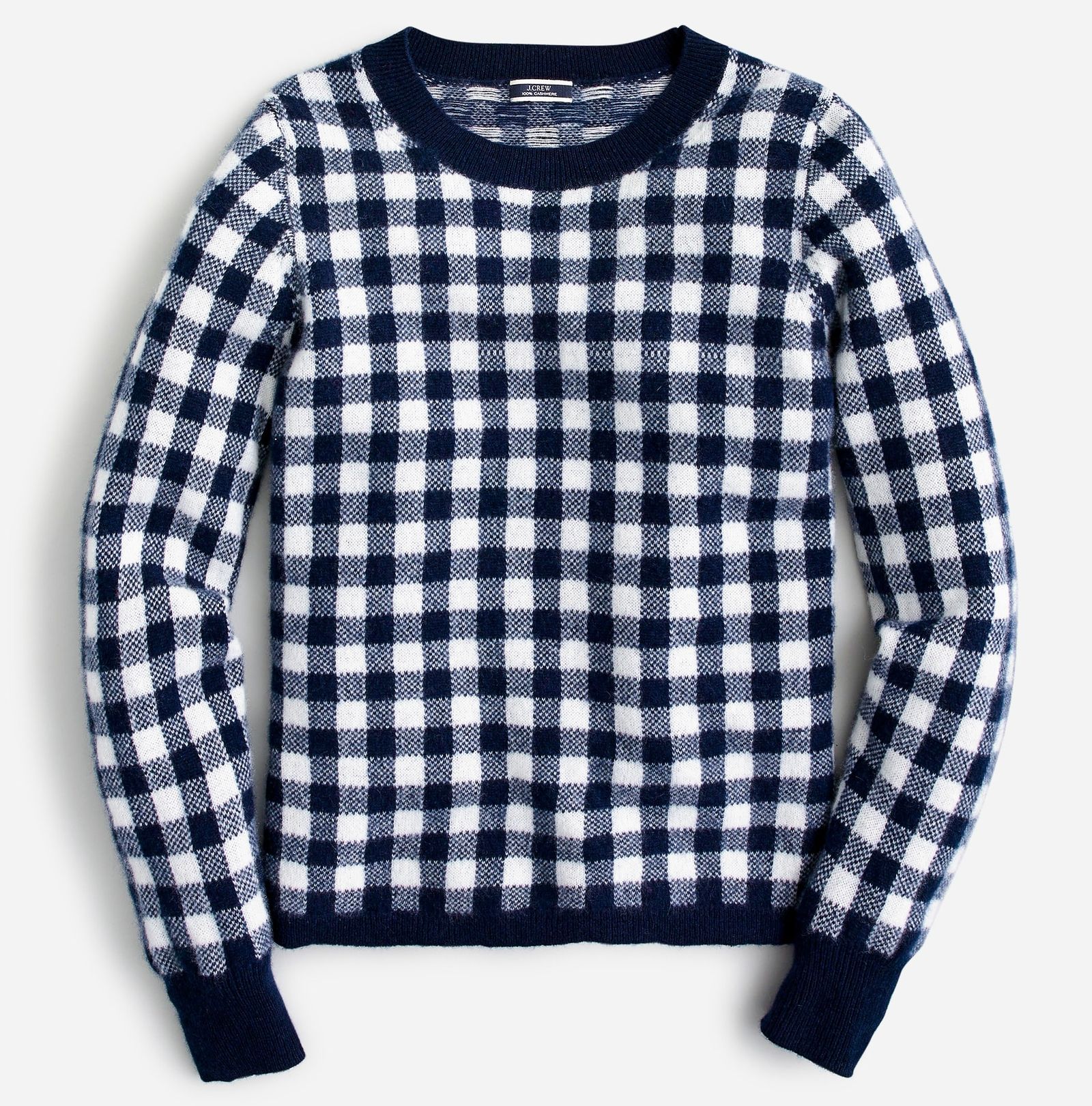 Свитер «Gingham J Crew» из эпизода 8 «A Murder Of Woes» сериала «Wednesday»