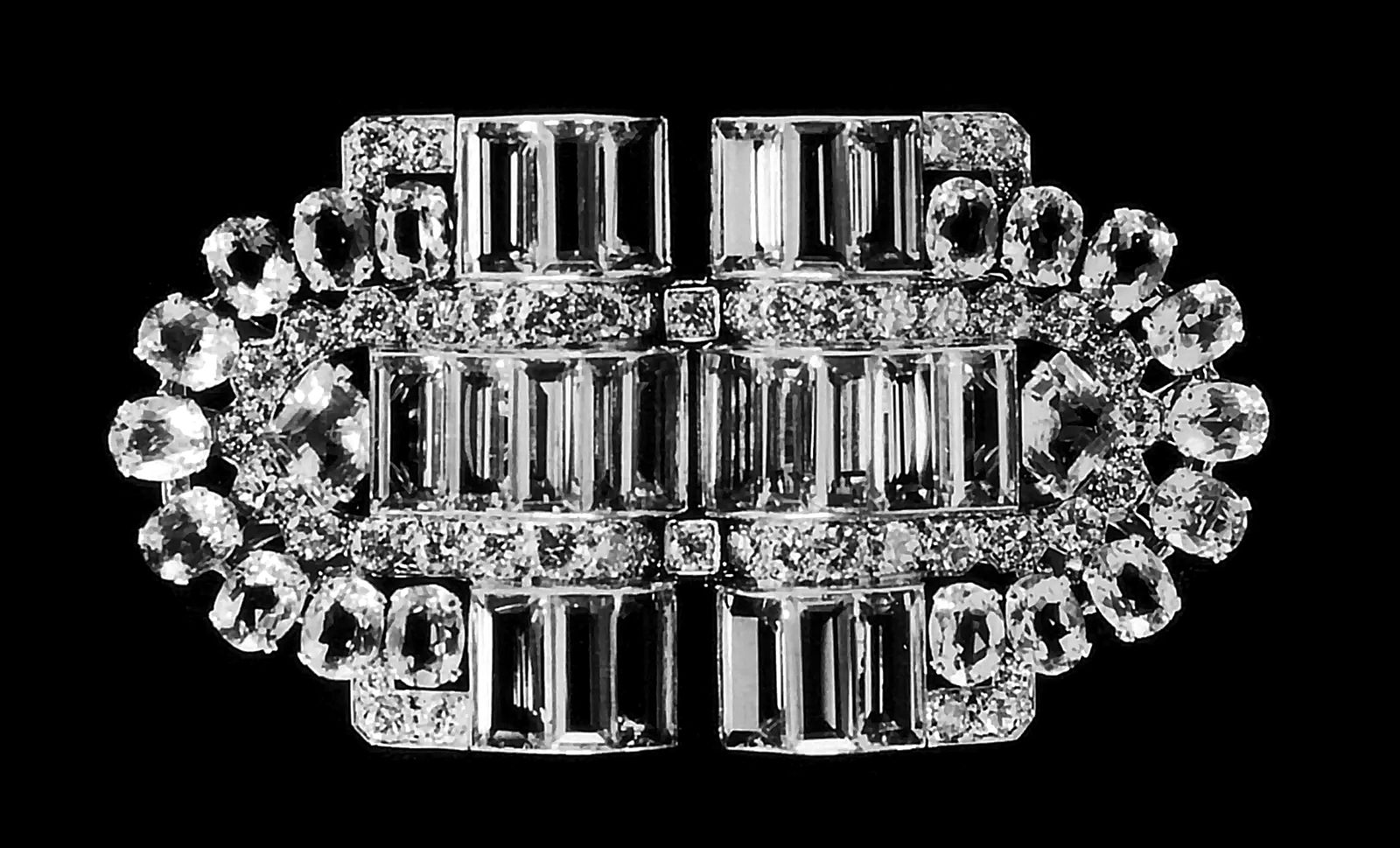 Брошь Boucheron с аквамаринами и бриллиантами, 1937 г.