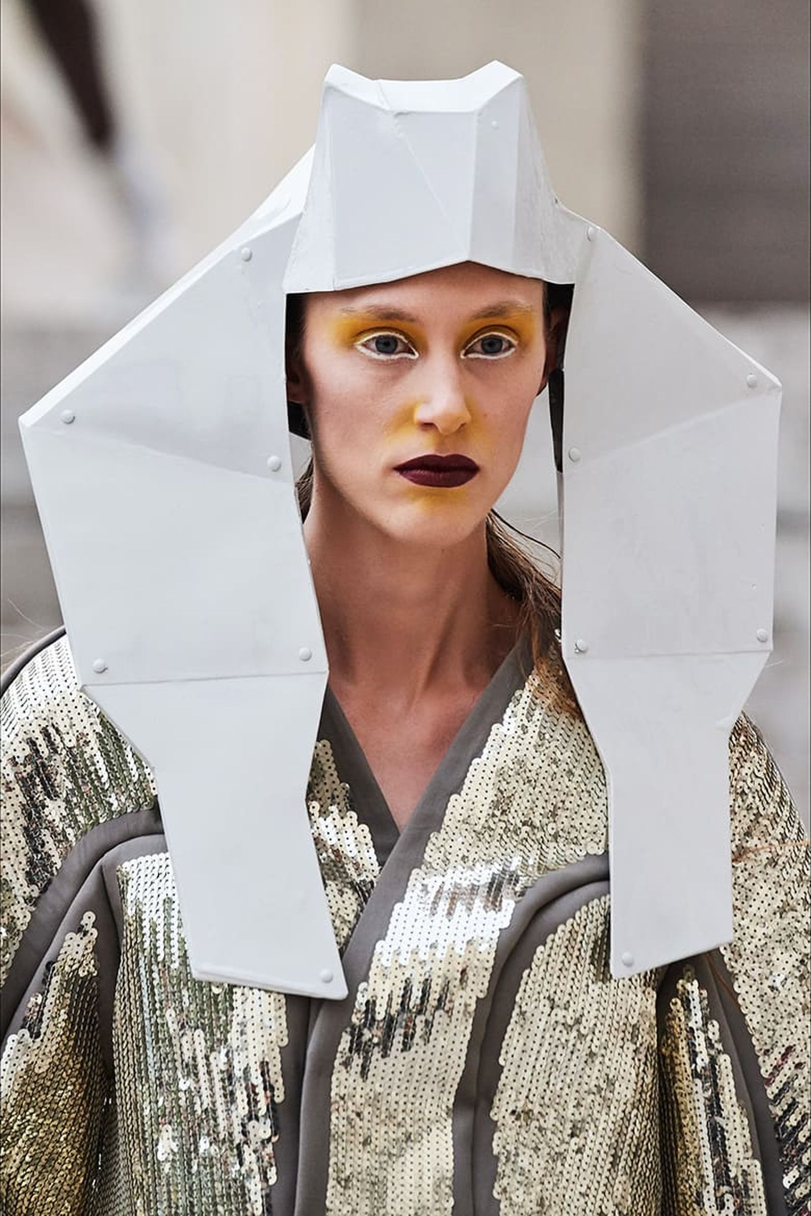 Макияж на шоу Rick Owens Spring/Summer 2020, фото 2