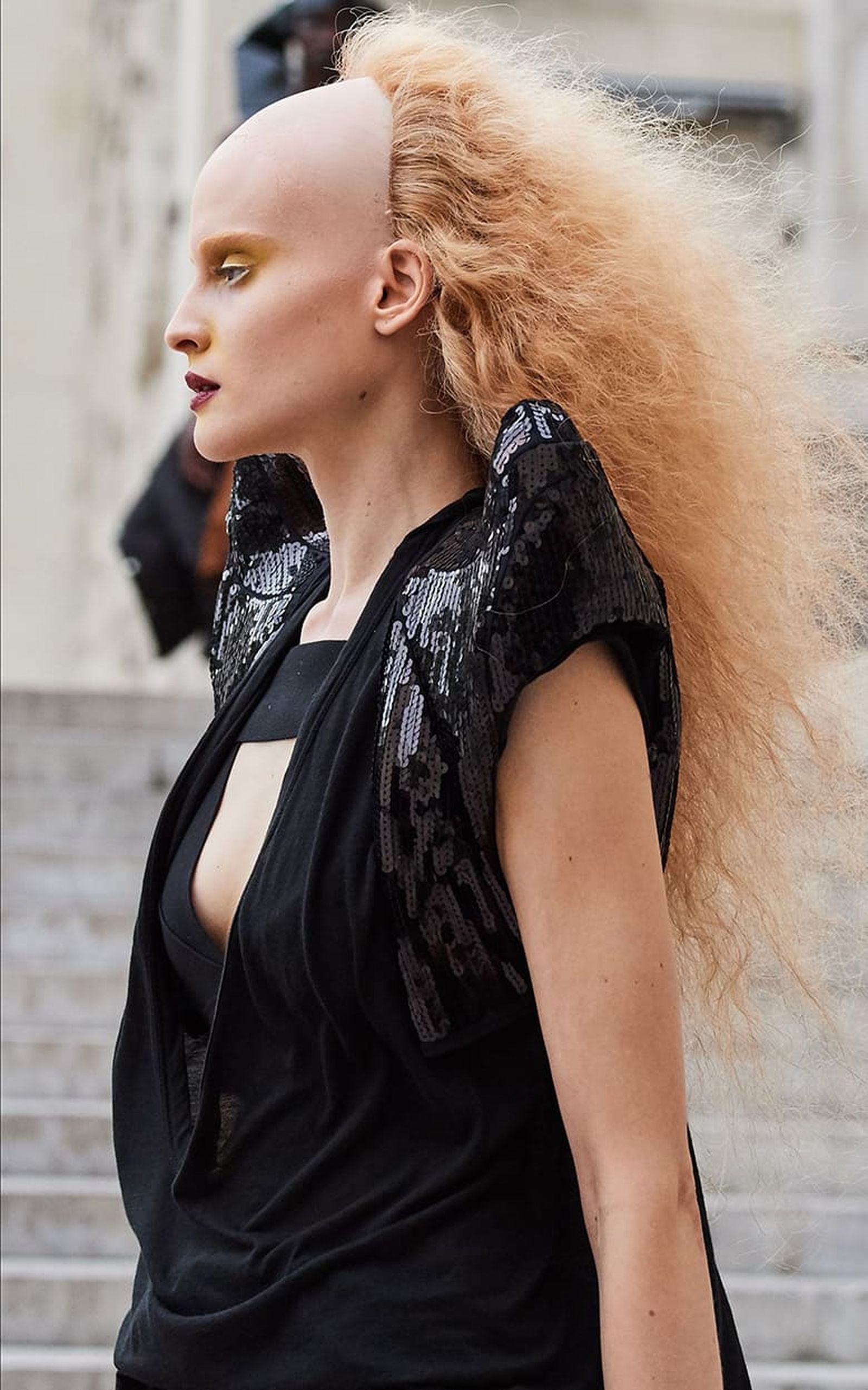 Макияж на шоу Rick Owens Spring/Summer 2020, фото 3