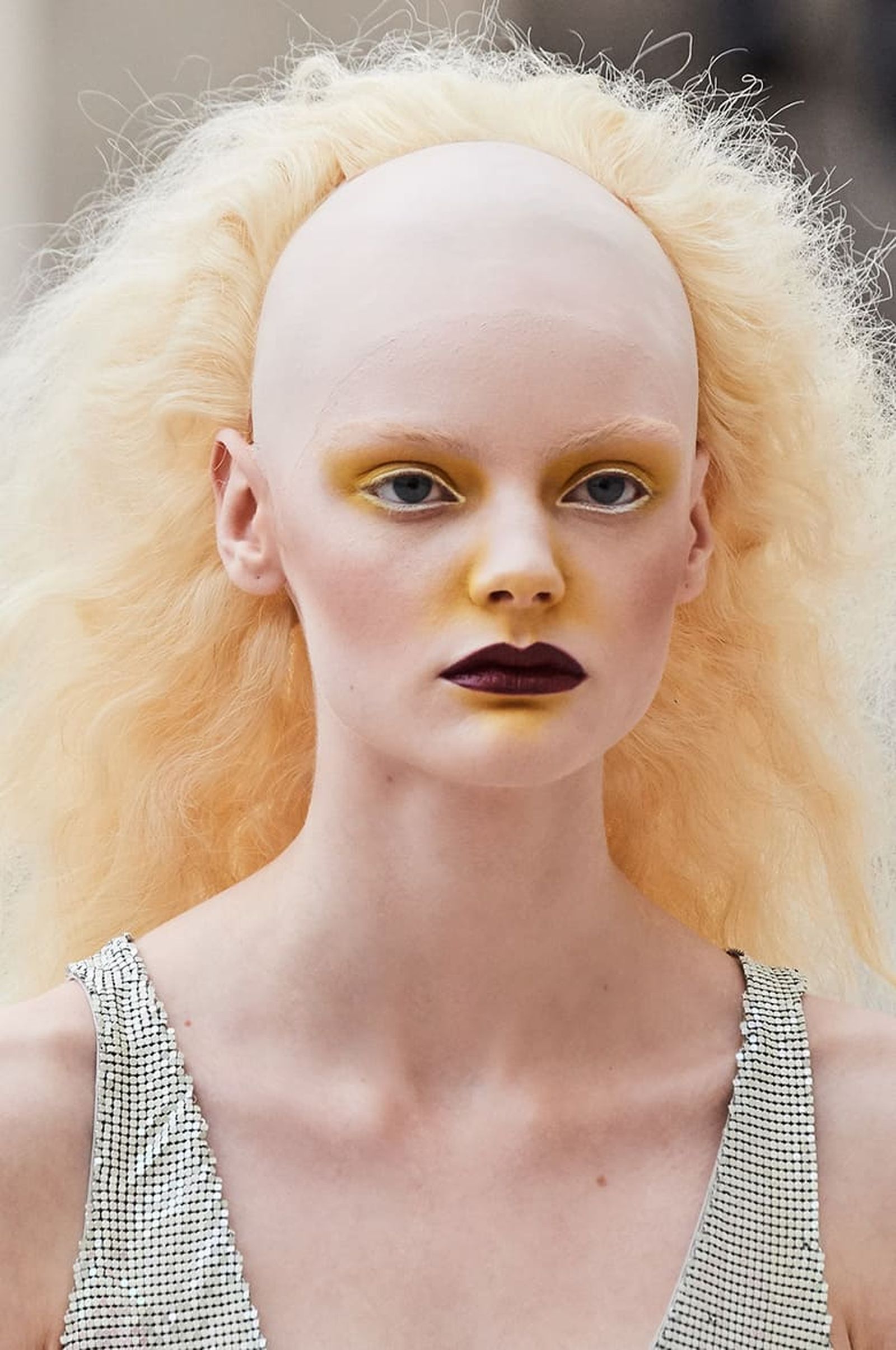 Макияж на шоу Rick Owens Spring/Summer 2020, фото 4