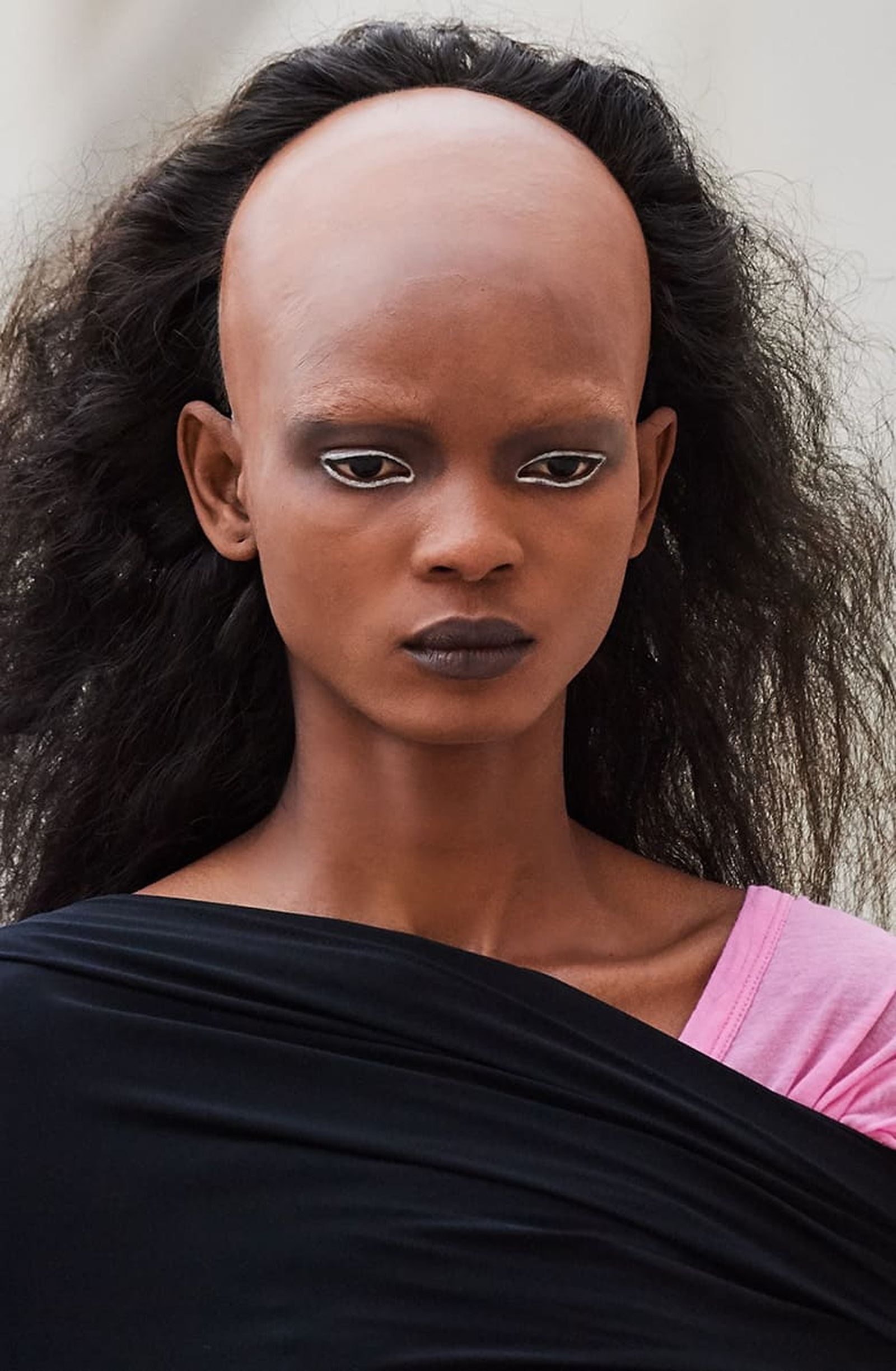 Макияж на шоу Rick Owens Spring/Summer 2020, фото 5