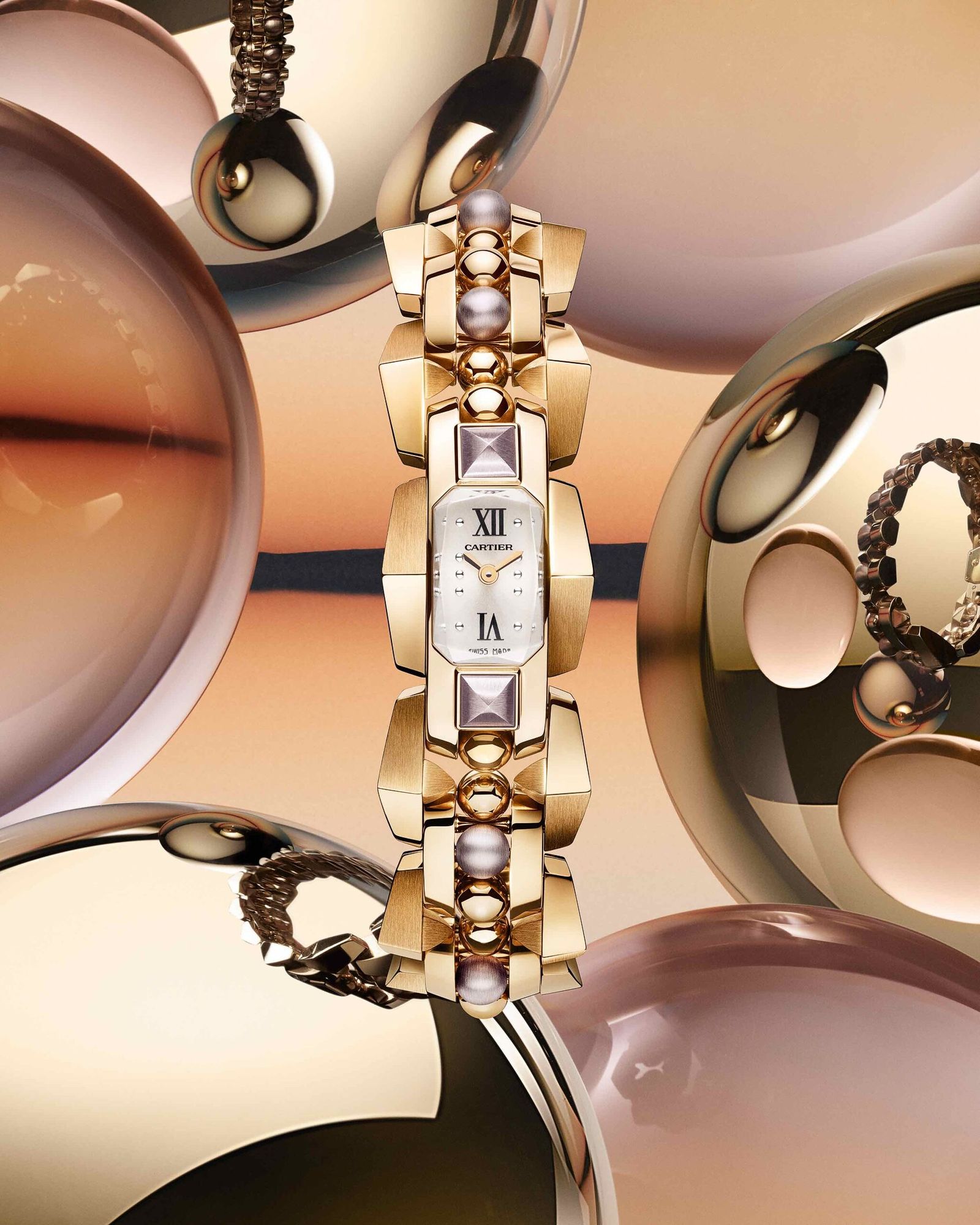 Дом Cartier представил коллекцию новых ювелирных часов Mécabille, фото 2 Новая коллекция ювелирных часов Mécabille Cartier, фото 2