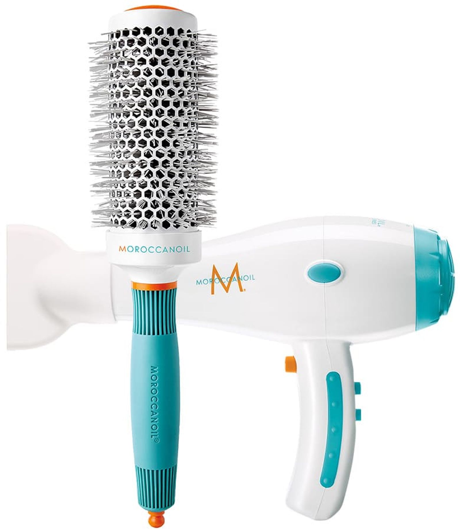 Moroccanoil Ceramic 45MM Round Brush; Professional Series Tourmaline Ceramic Hair Dryer