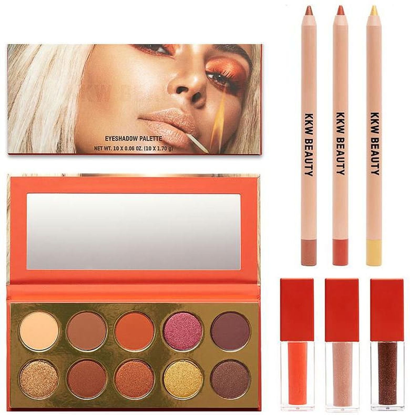 Новая коллекция макияжа «Sooo Fire» от KKW Beauty, фото 1