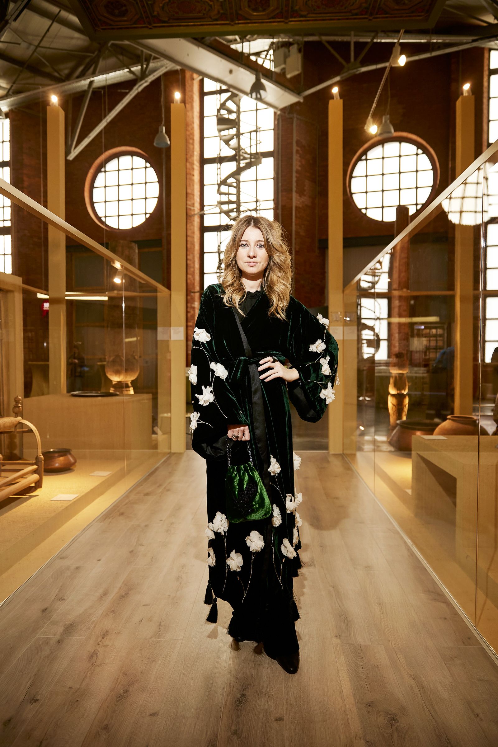 Кристина Краснянская на открытии выставки «Бухарские евреи: на перекрестке цивилизаций», 2 марта 2023 г.