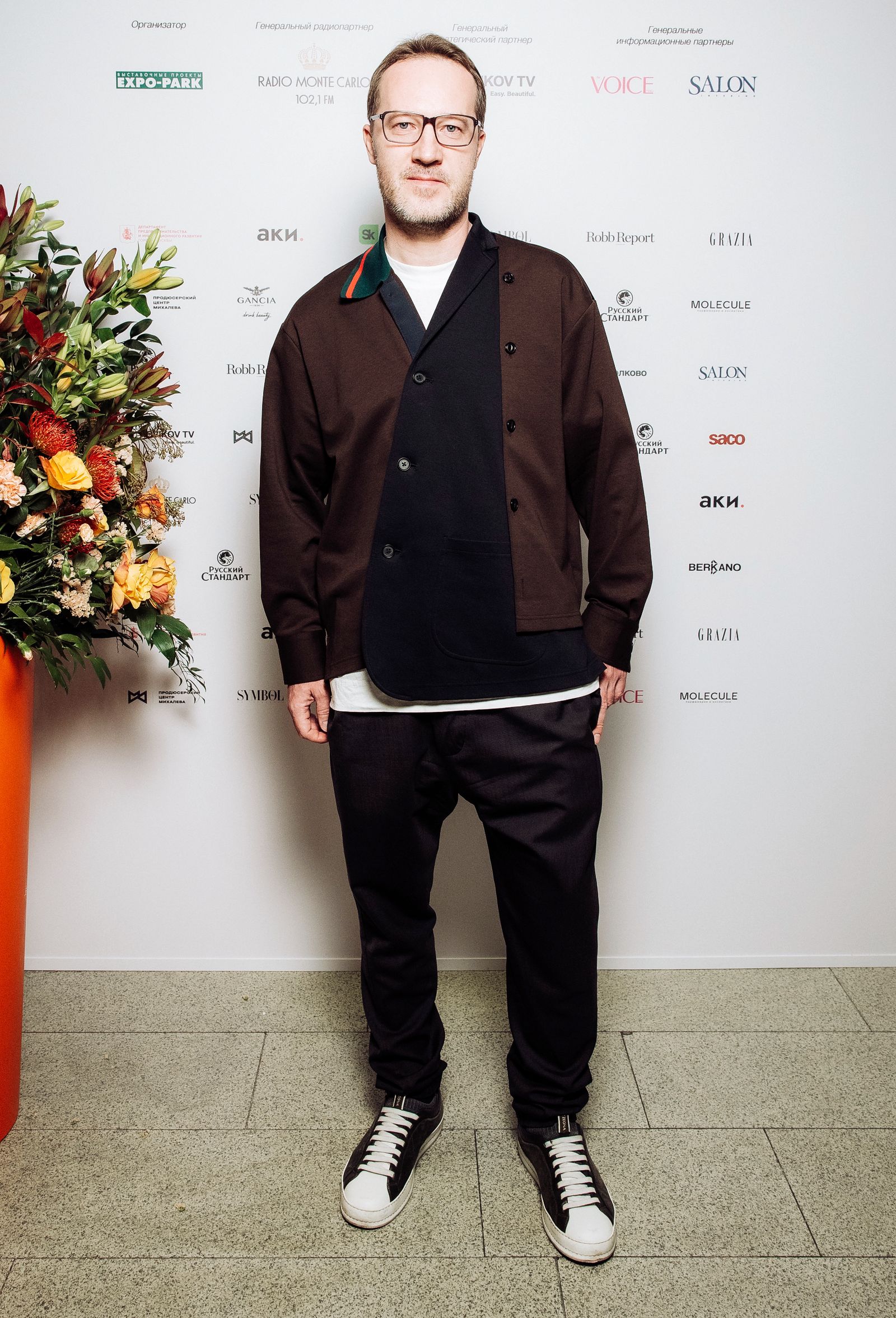 Александр Попов на открытии 20-й ярмарки АРТ МОСКВА, 18 апреля 2023 г.