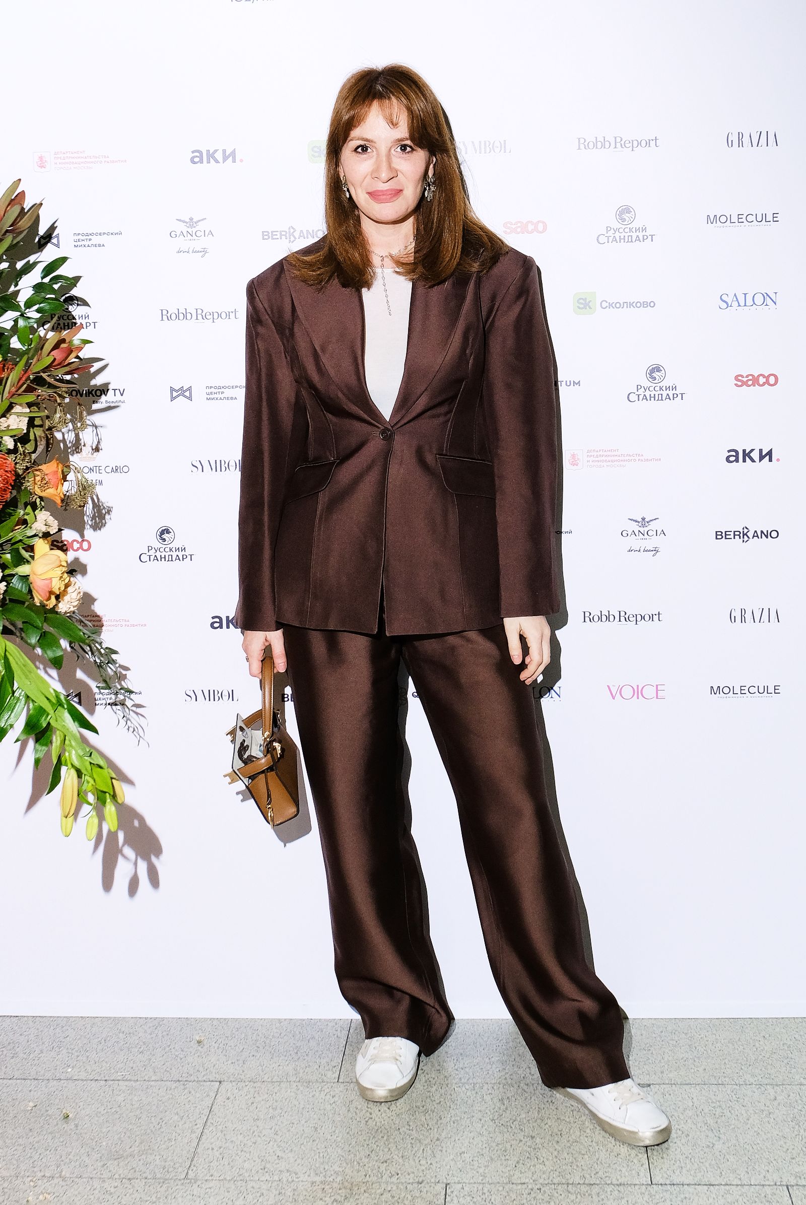 Диана Джанелли на открытии 20-й ярмарки АРТ МОСКВА, 18 апреля 2023 г.