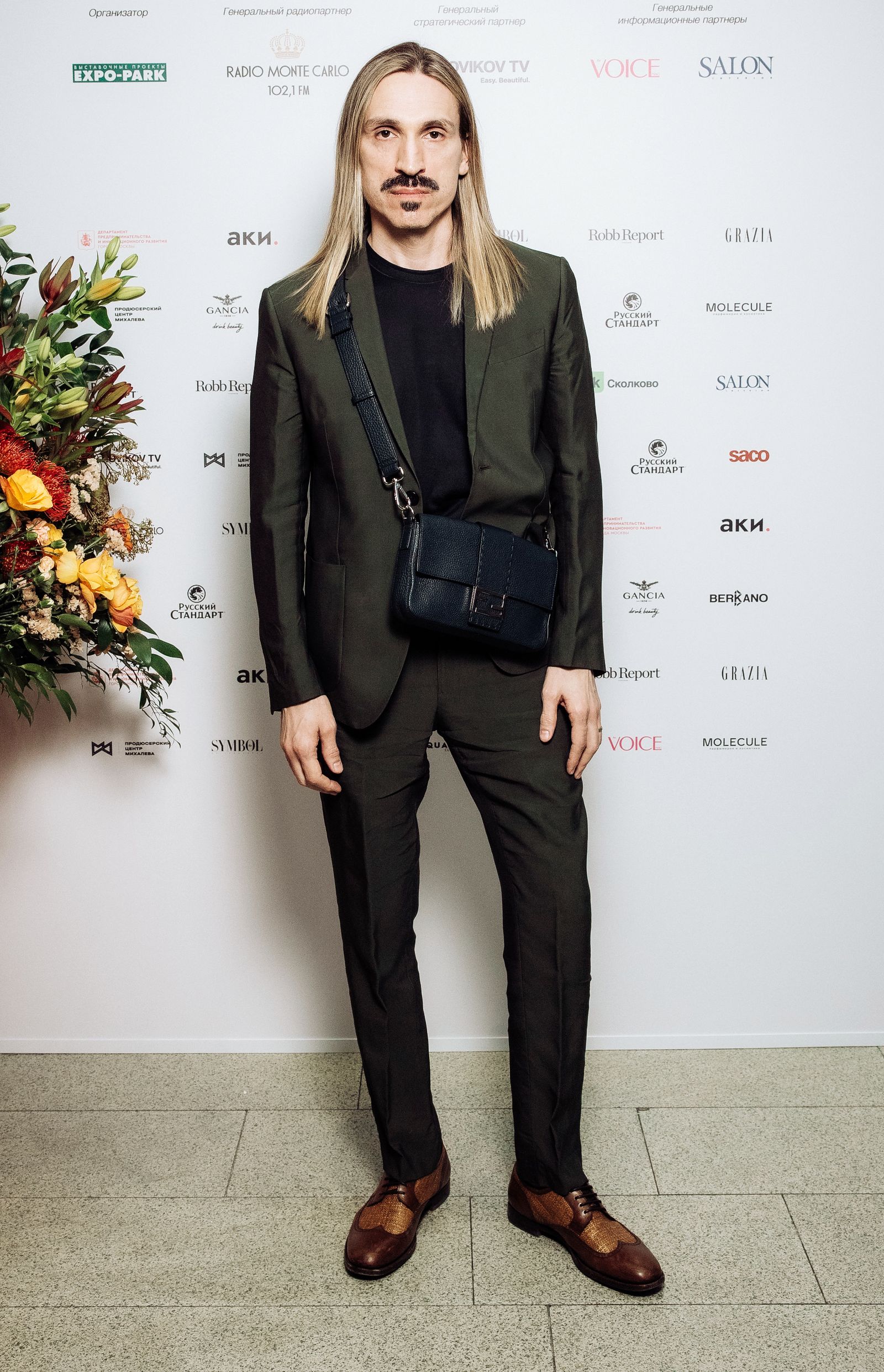 Илья Давыдов на открытии 20-й ярмарки АРТ МОСКВА, 18 апреля 2023 г.