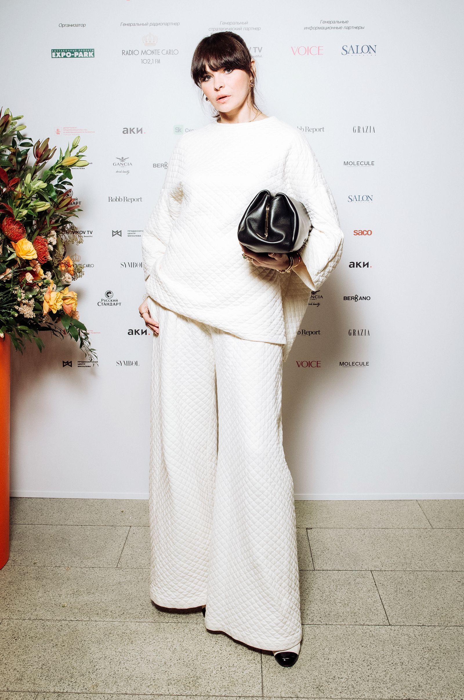 Инга Берман на открытии 20-й ярмарки АРТ МОСКВА, 18 апреля 2023 г.