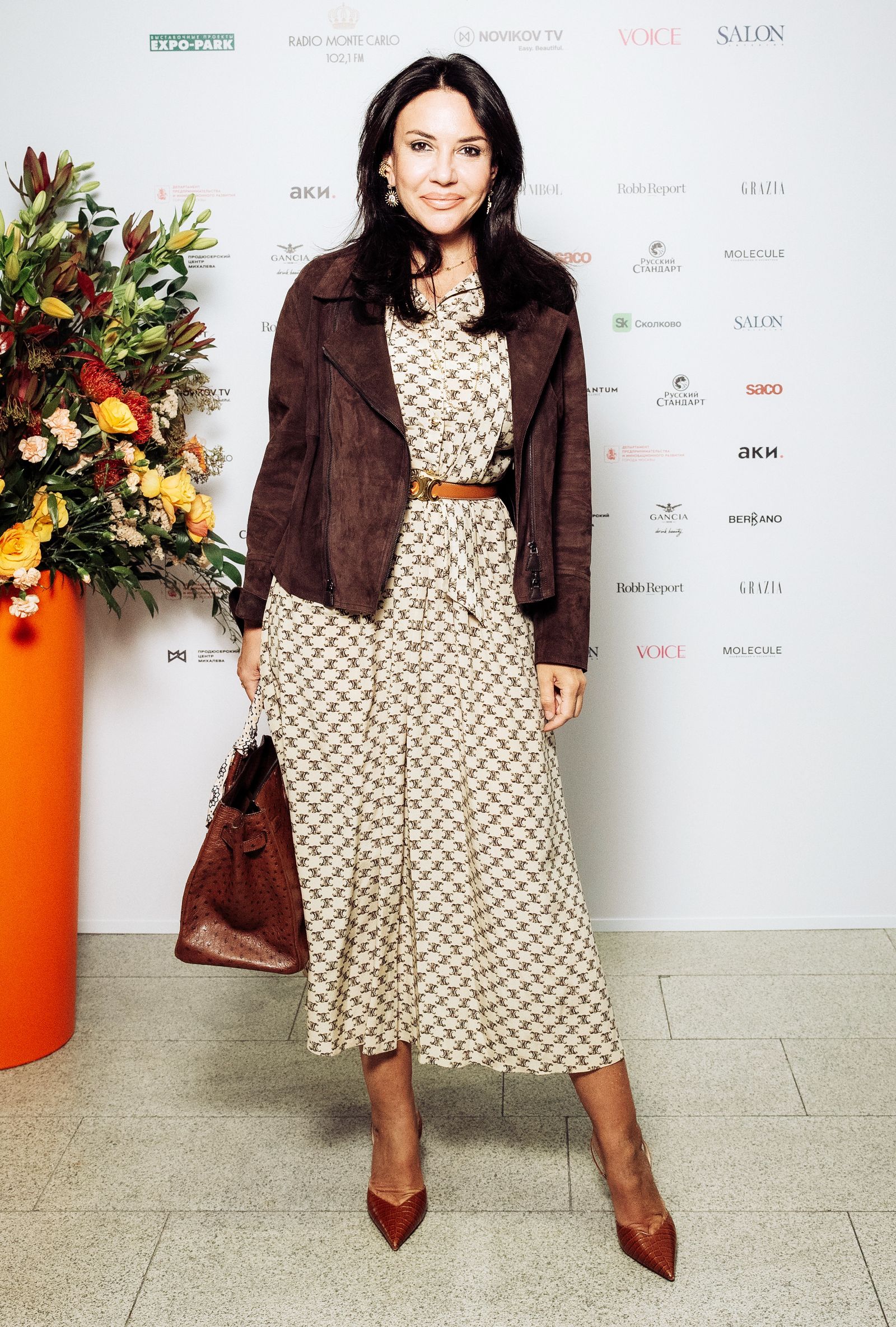 Ирина Чайковская на открытии 20-й ярмарки АРТ МОСКВА, 18 апреля 2023 г.