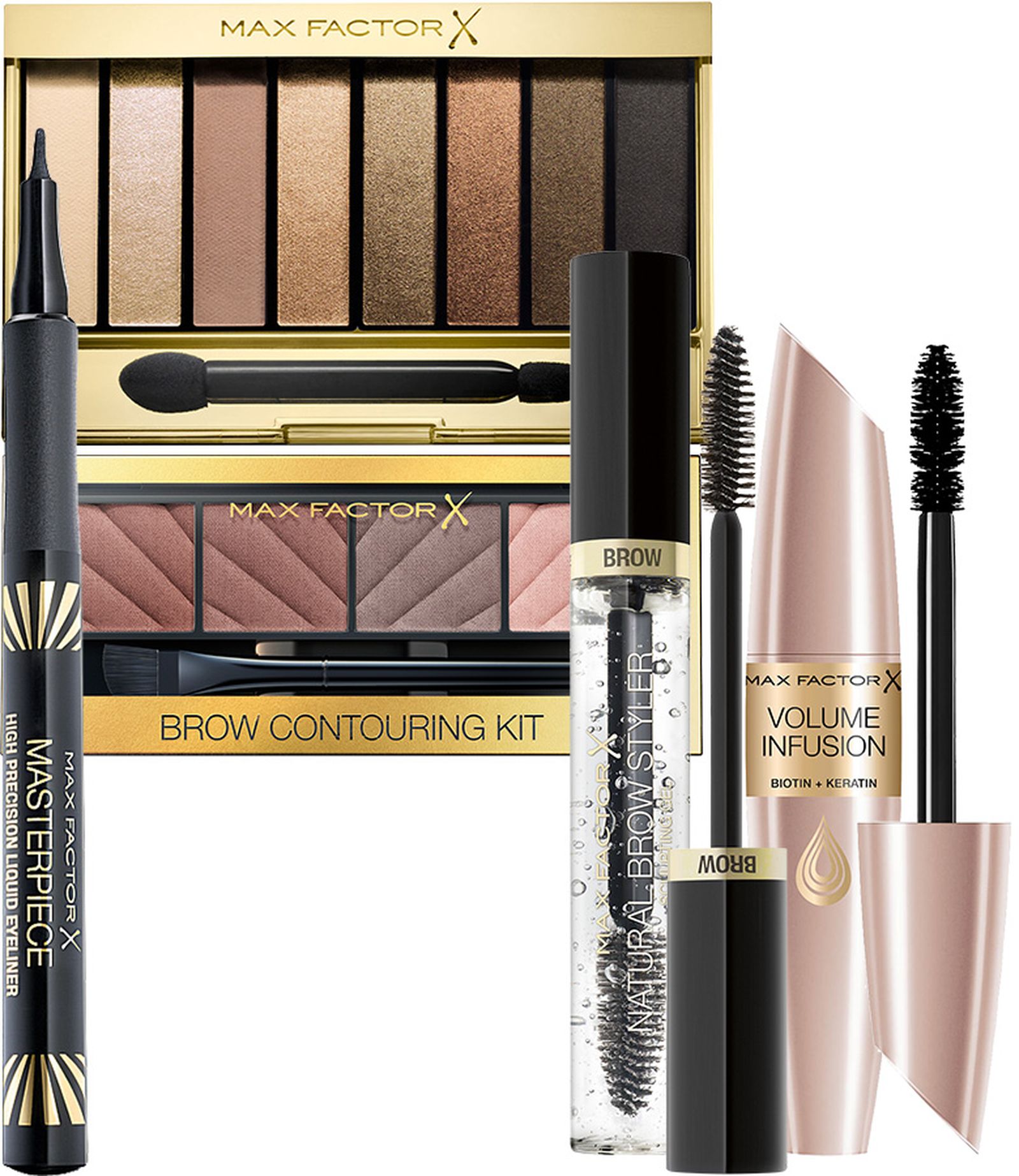 Max Factor палетка теней для век Masterpiece Nude Palette, Brow Contouring Kit, Masterpiece High Precision Liquid eyeliner, Natural Brow Styler,Volume Infusion Max Factor Masterpiece Nude Palette, Brow Contouring Kit, Masterpiece High Precision Liquid eyeliner, Natural Brow Styler, Volume Infusion