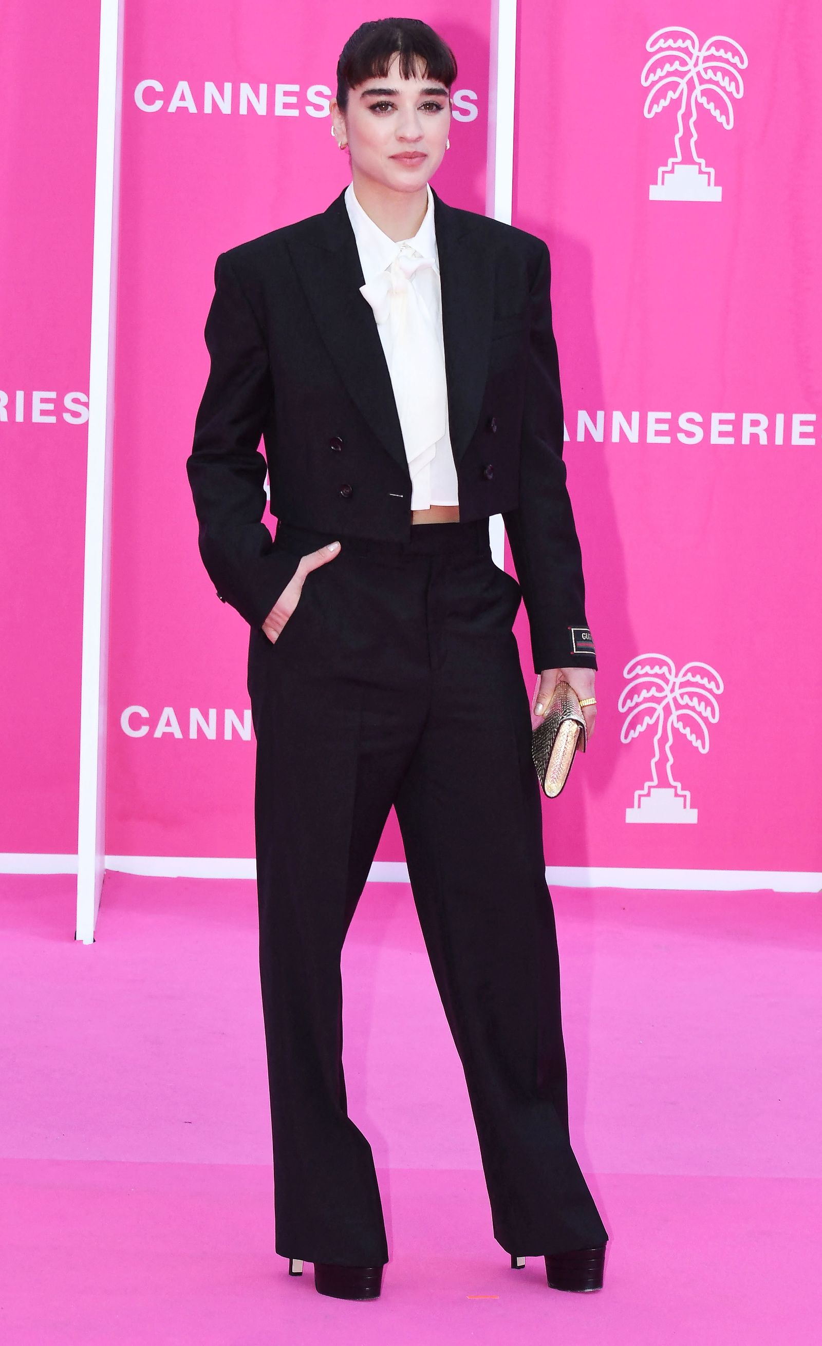 Симона Табаско на 6-м международном фестивале сериалов Canneseries 2023 в Каннах, 14 апреля 2023 г.