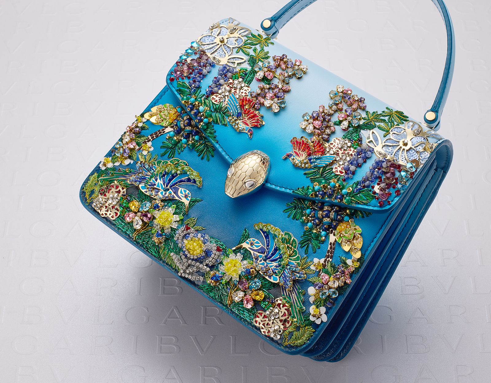 Сумка Serpenti Tropical Garden Mary Katrantzou x Bvlgari Сумка Serpenti Tropical Garden от Mary Katrantzou x Bvlgari