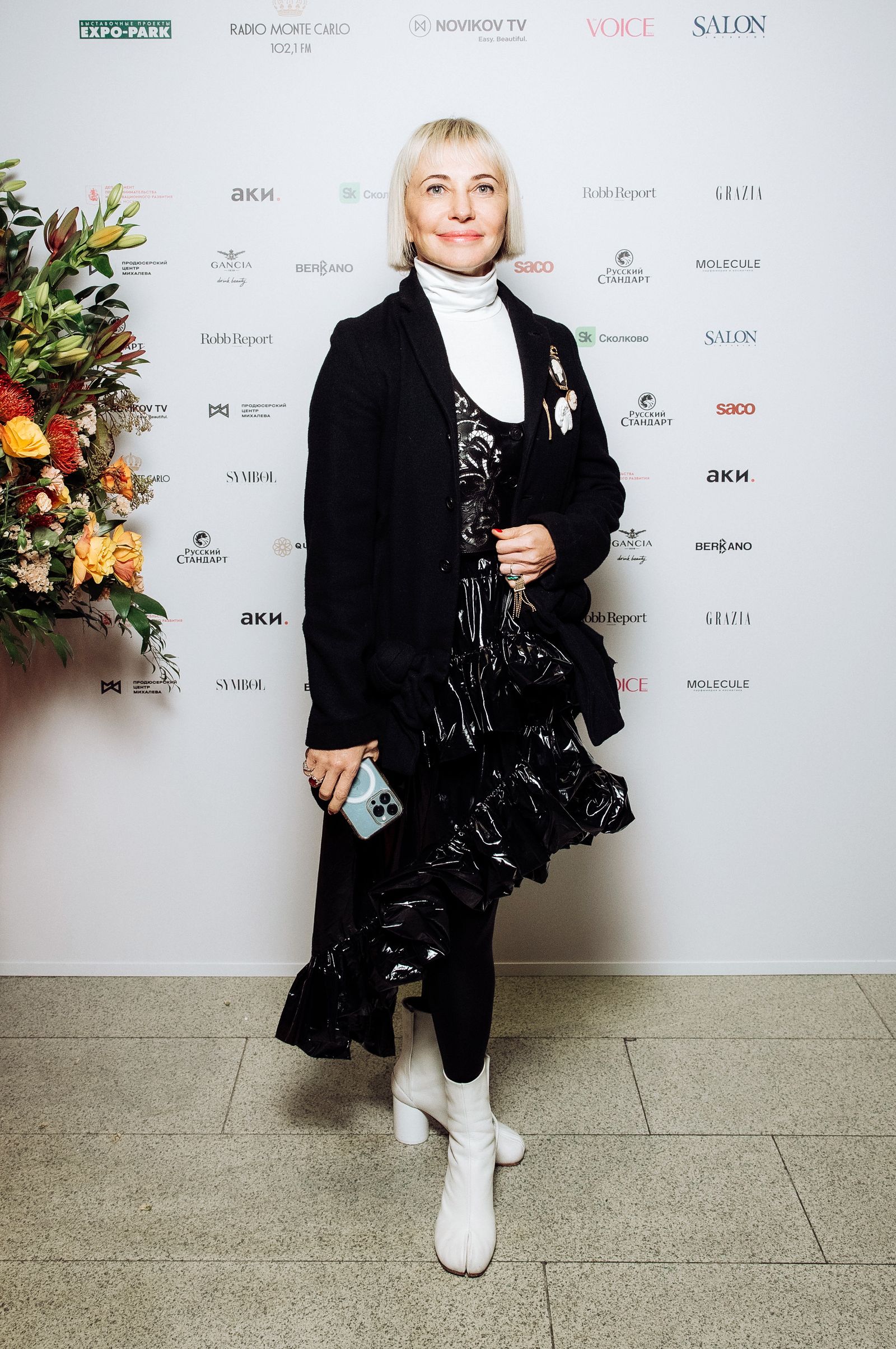 Светлана Вальер на открытии 20-й ярмарки АРТ МОСКВА, 18 апреля 2023 г.