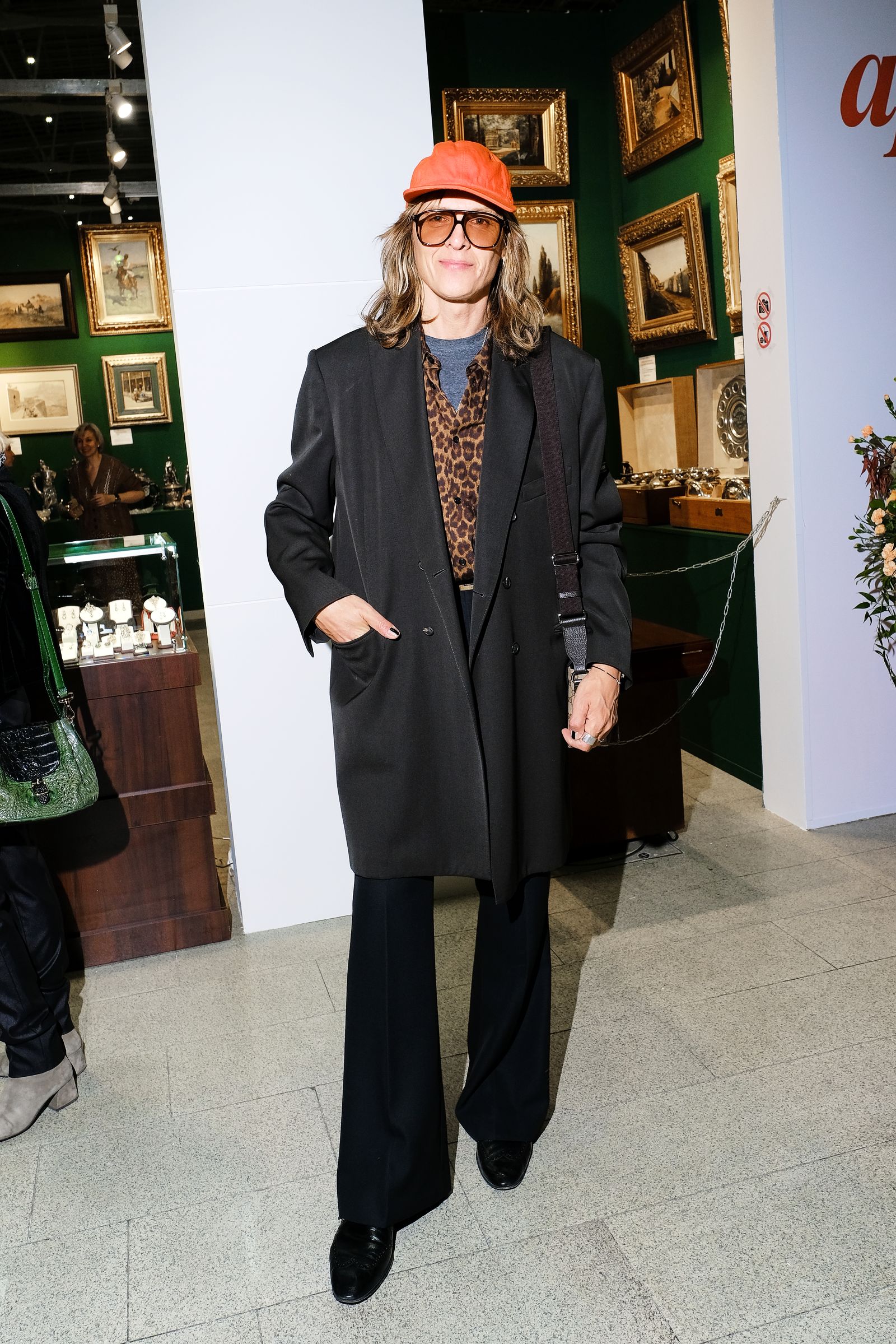 Влад Лисовец на открытии 20-й ярмарки АРТ МОСКВА, 18 апреля 2023 г.