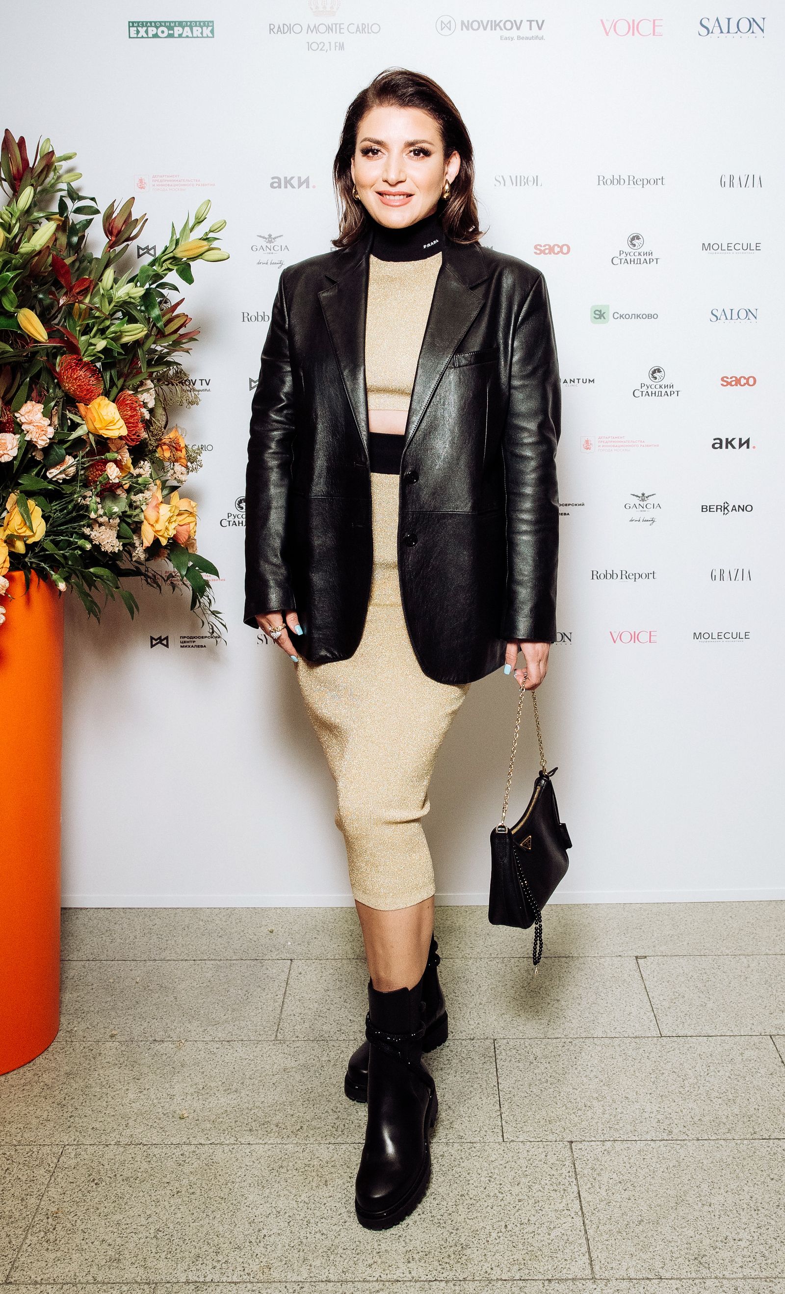 Жасмин на открытии 20-й ярмарки АРТ МОСКВА, 18 апреля 2023 г.